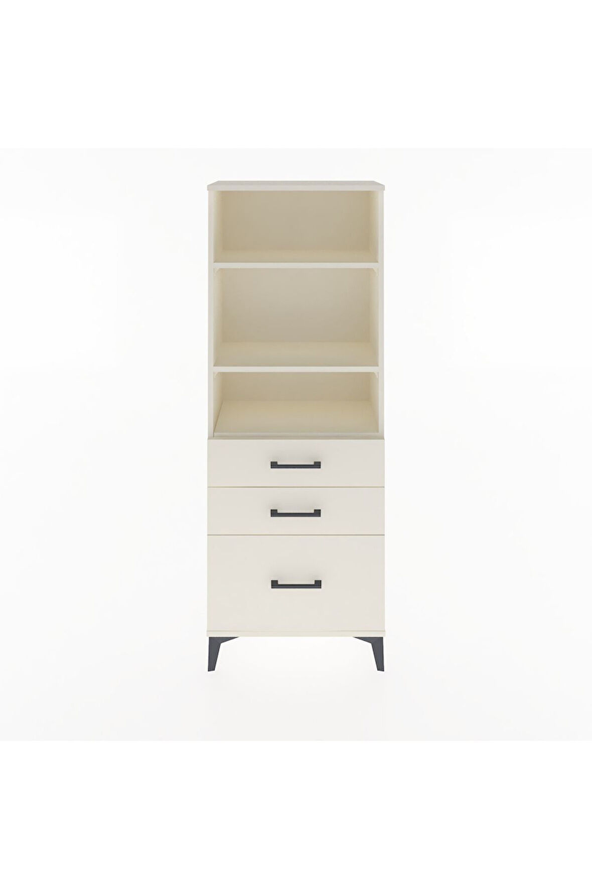 Arges Dolap 3 Raflı 3 Çekmeceli 60x30x163 Aytaşı-Aytaşı