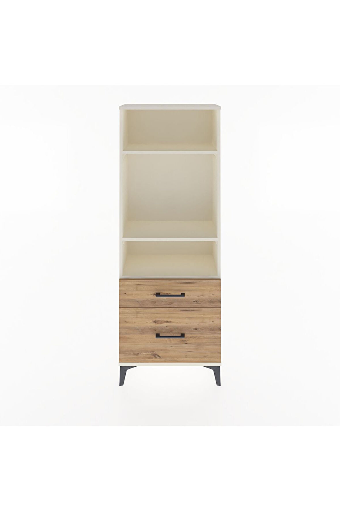 Arges Dolap 3 Raflı 2 Çekmeceli 60x30x163 Aytaşı-Çam