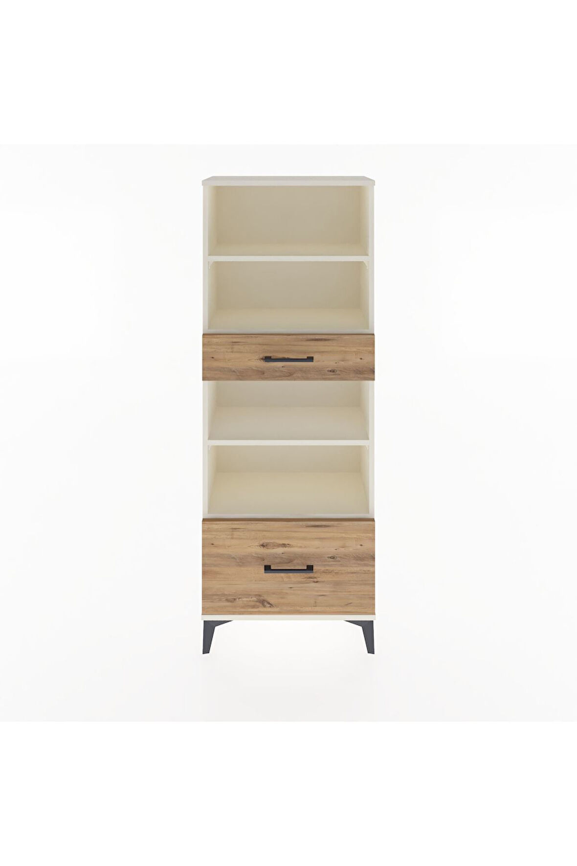 Arges Dolap 4 Raflı 2 Çekmeceli 60x30x163 Aytaşı-Çam