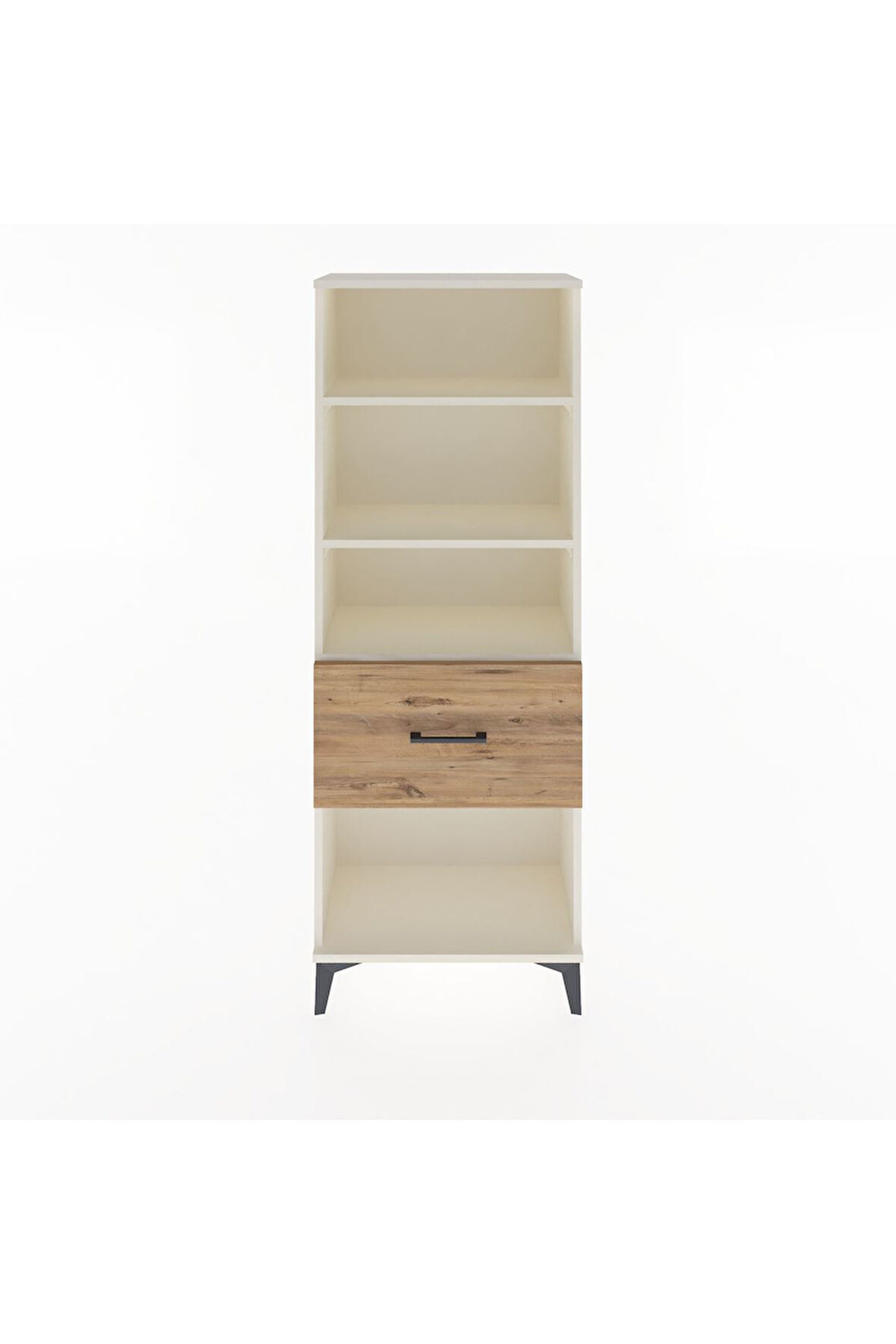 Arges Dolap 3 Raflı Tek Çekmeceli 60x30x163 Aytaşı-Çam