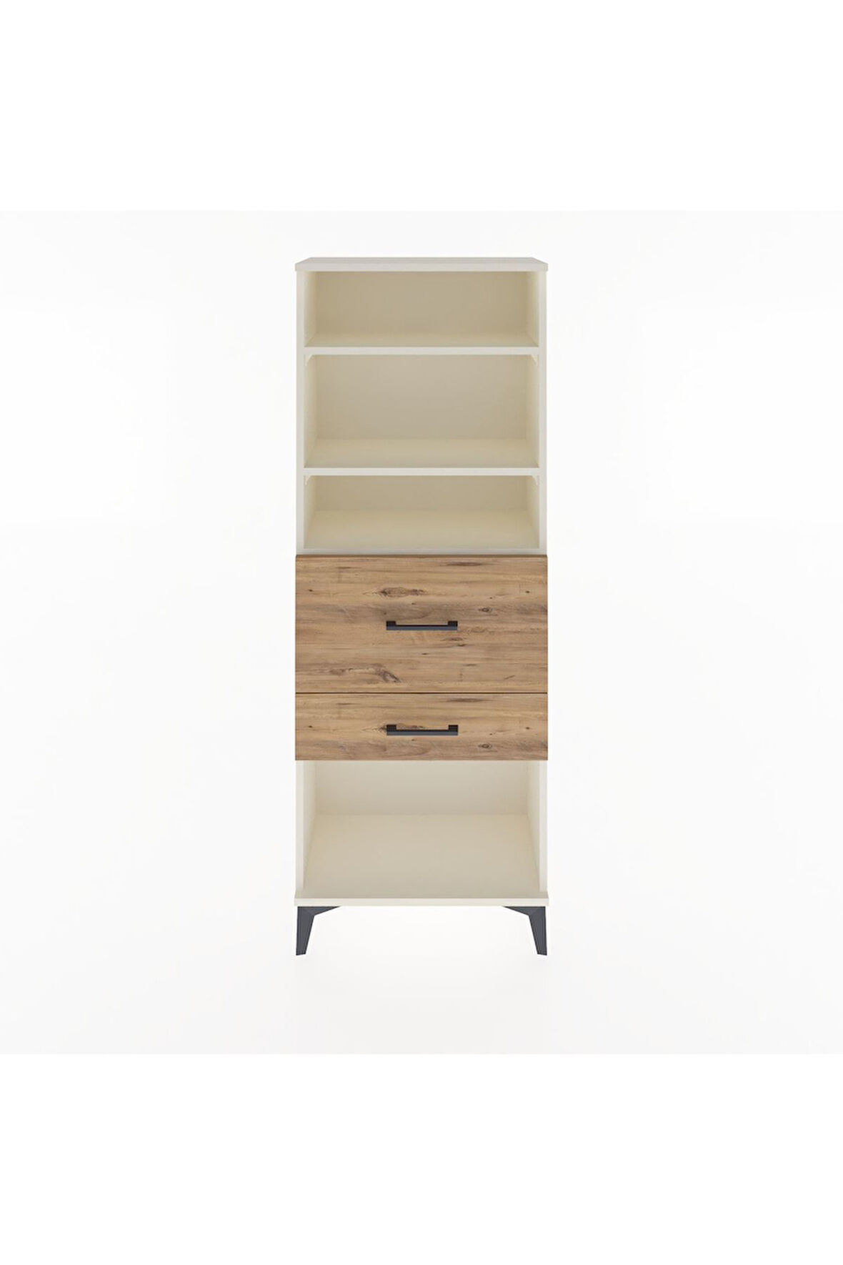 Arges Dolap 3 Raflı 2 Çekmeceli 60x30x163 Aytaşı-Çam