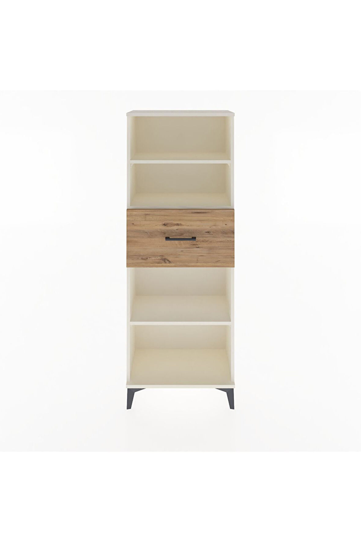 Arges Dolap 3 Raflı Tek Çekmeceli 60x30x163 Aytaşı-Çam