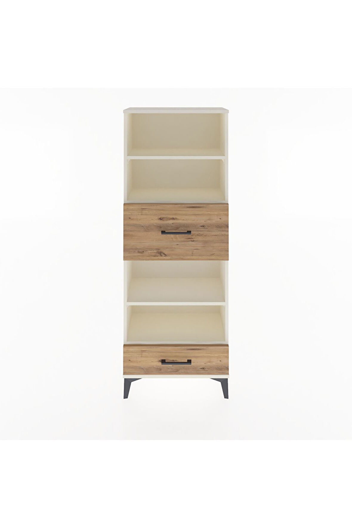 Arges Dolap 4 Raflı 2 Çekmeceli 60x30x163 Aytaşı-Çam