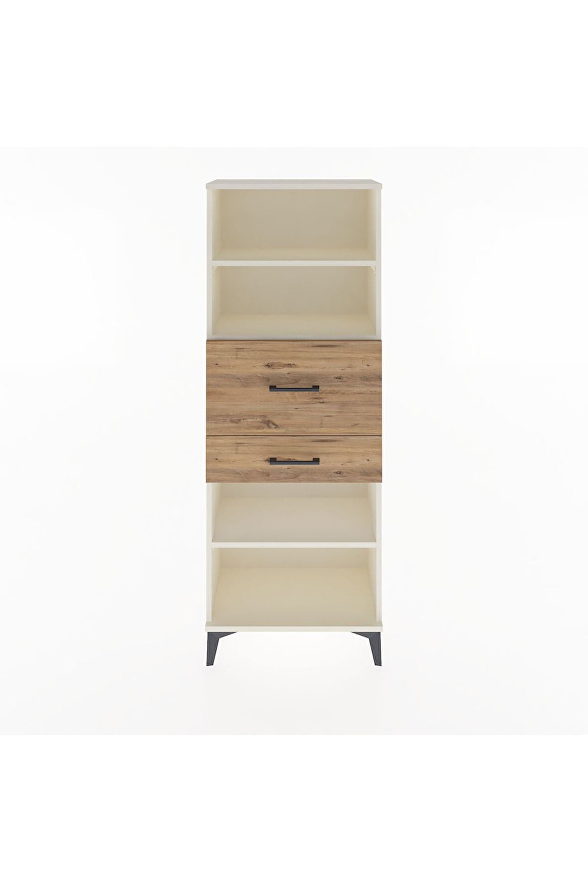 Arges Dolap 3 Raflı 2 Çekmeceli 60x30x163 Aytaşı-Çam