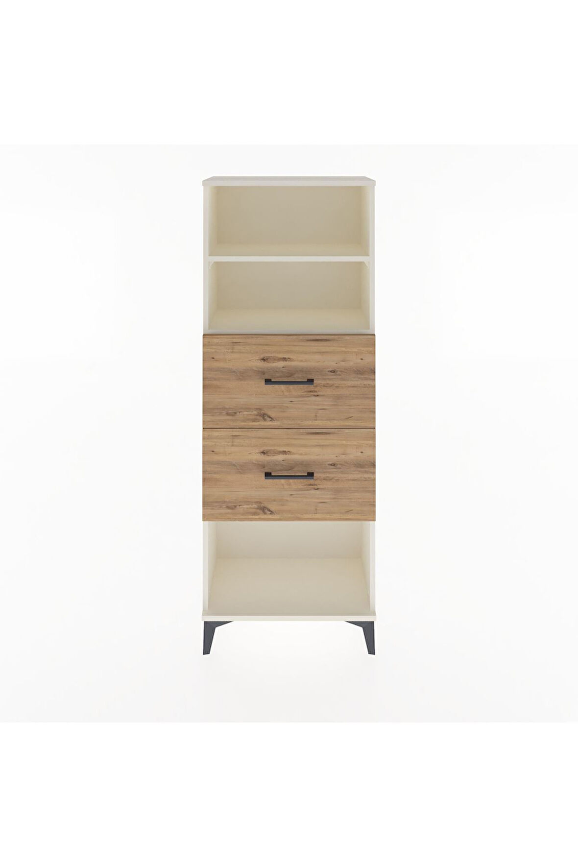 Arges Dolap 2 Raflı 2 Çekmeceli 60x30x163 Aytaşı-Çam