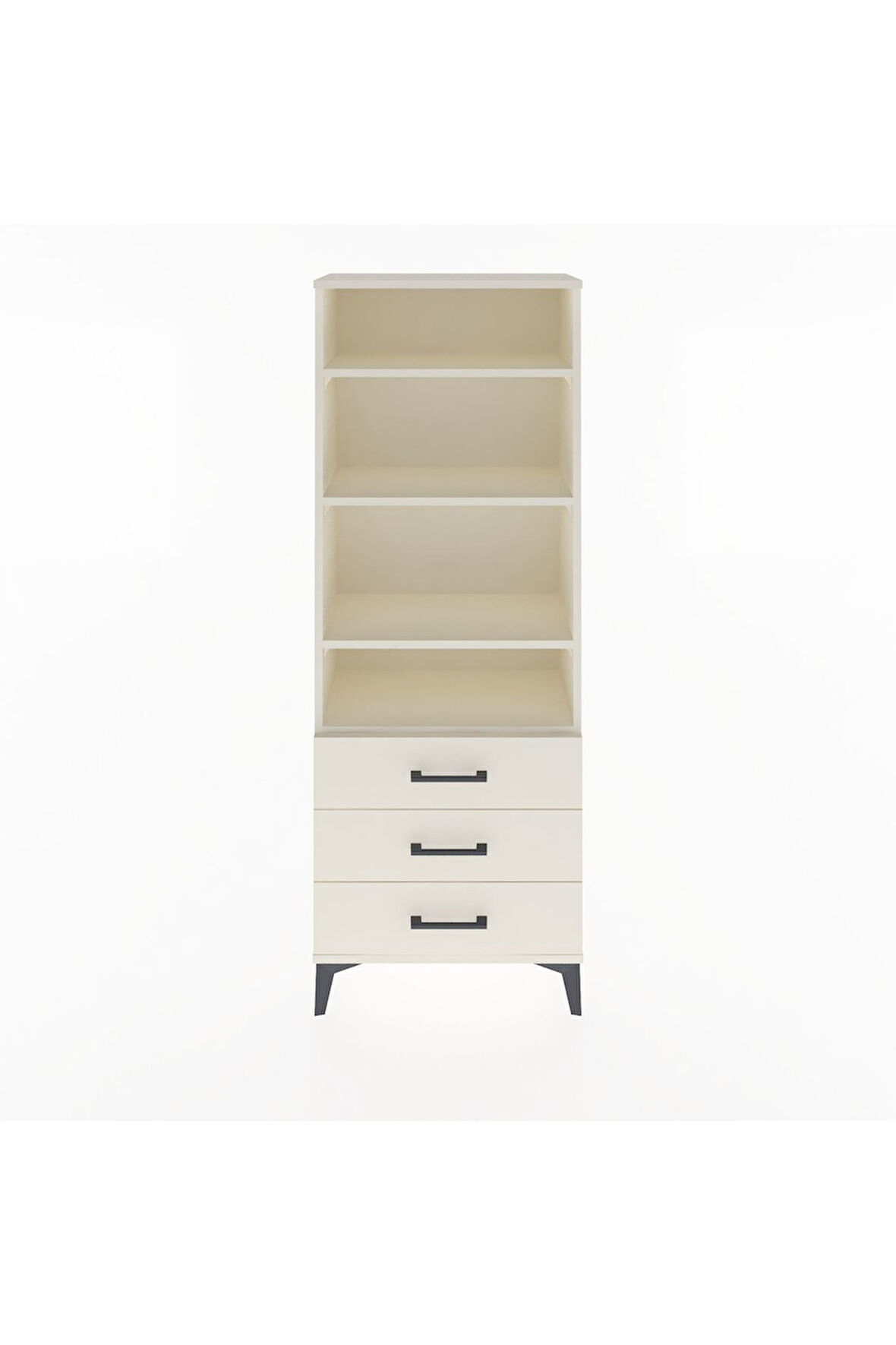 Arges Dolap 4 Raflı 3 Çekmeceli 60x30x163 Aytaşı-Aytaşı