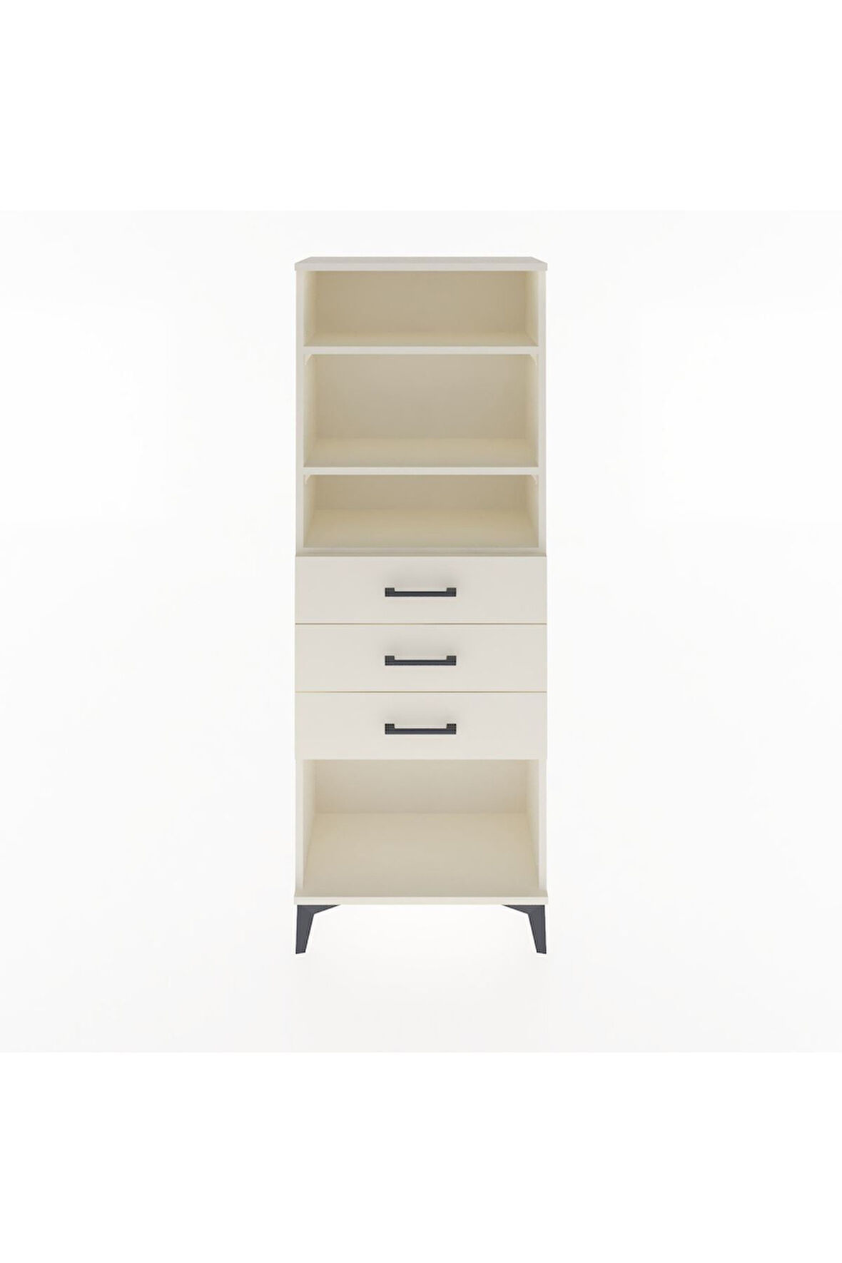 Arges Dolap 3 Raflı 3 Çekmeceli 60x30x163 Aytaşı-Aytaşı