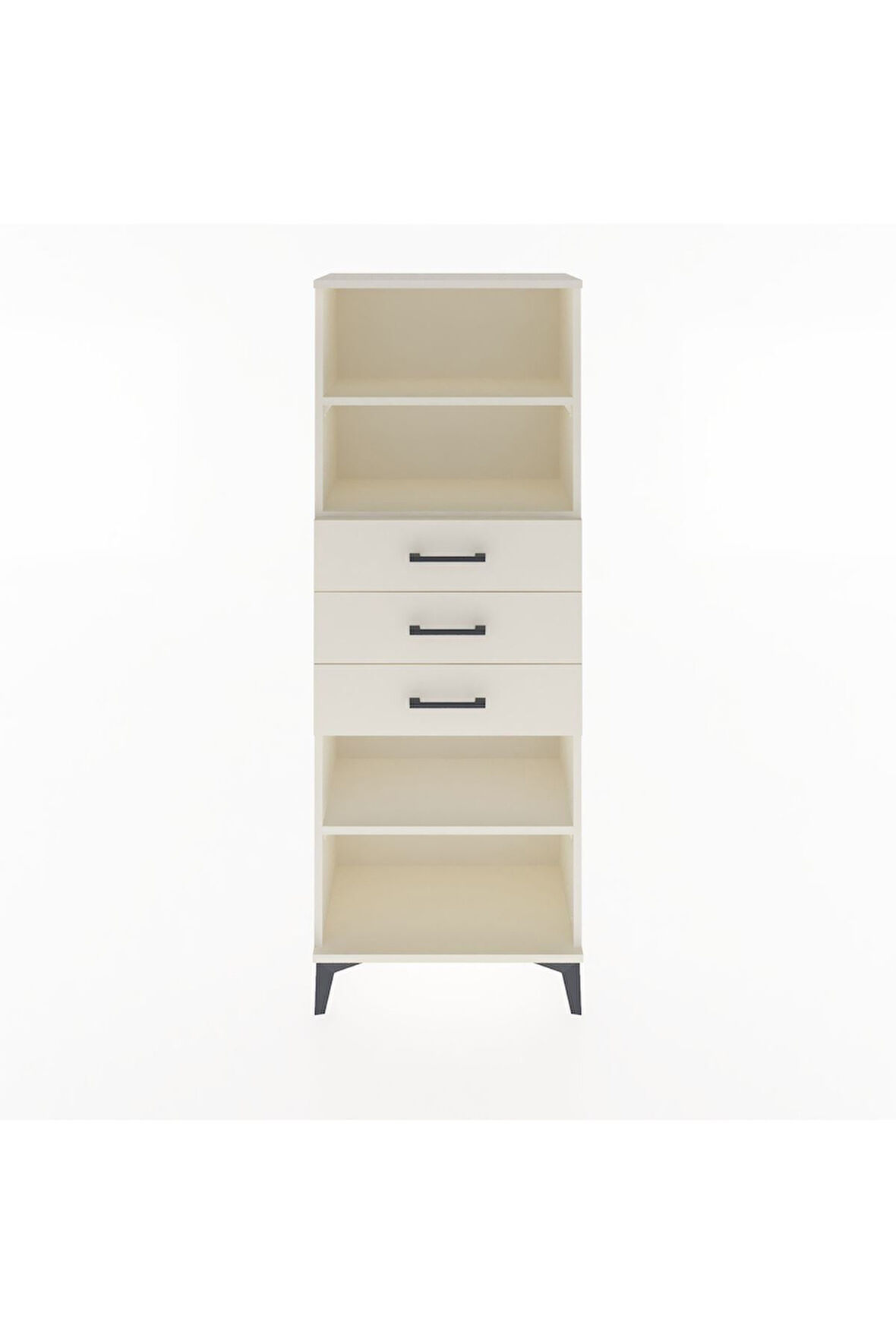 Arges Dolap 3 Raflı 3 Çekmeceli 60x30x163 Aytaşı-Aytaşı