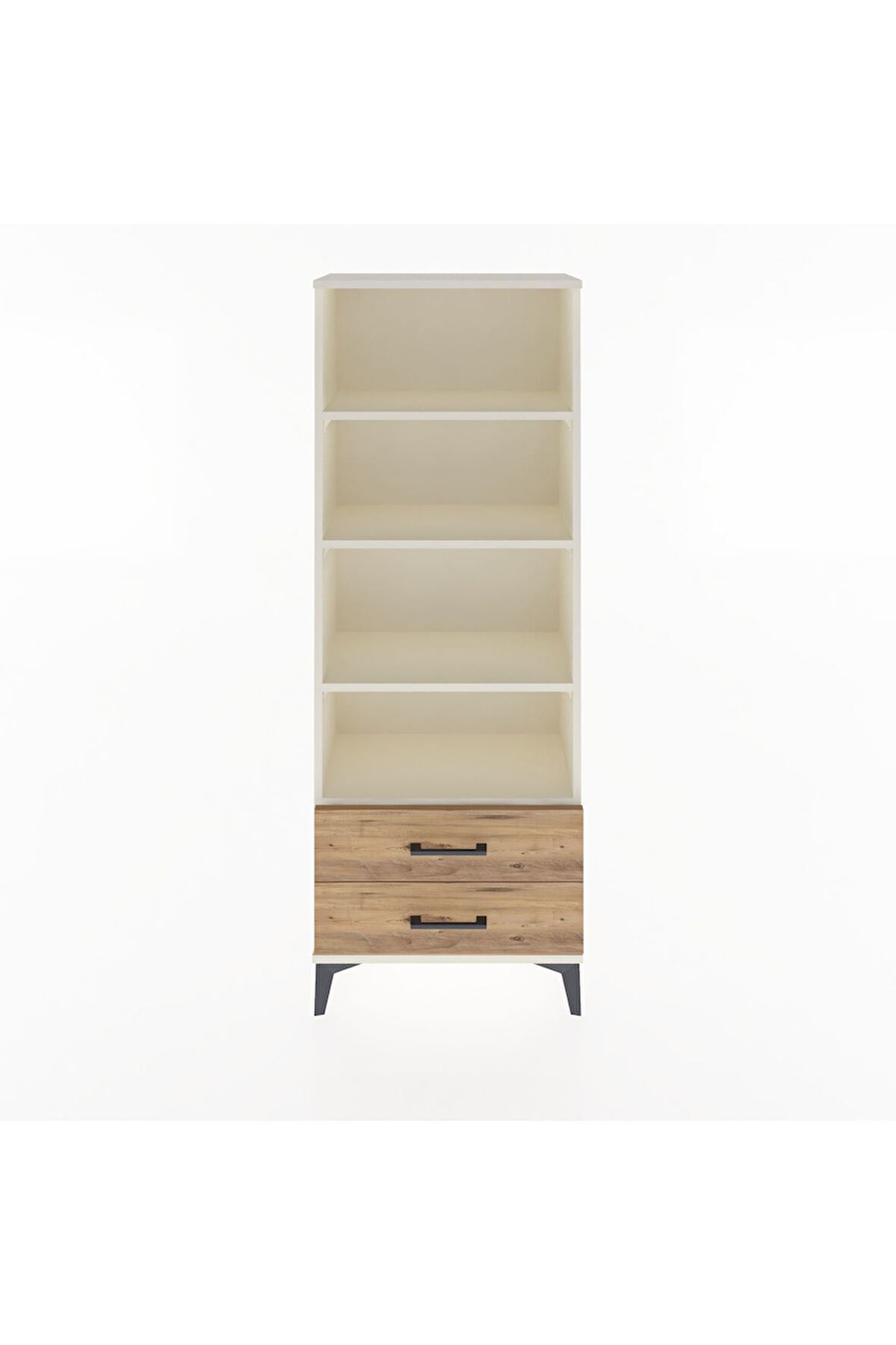 Arges Dolap 4 Raflı 2 Çekmeceli 60x30x163 Aytaşı-Çam