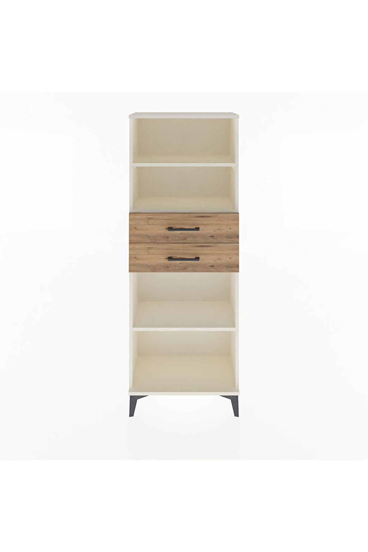 Arges Dolap 3 Raflı 2 Çekmeceli 60x30x163 Aytaşı-Çam