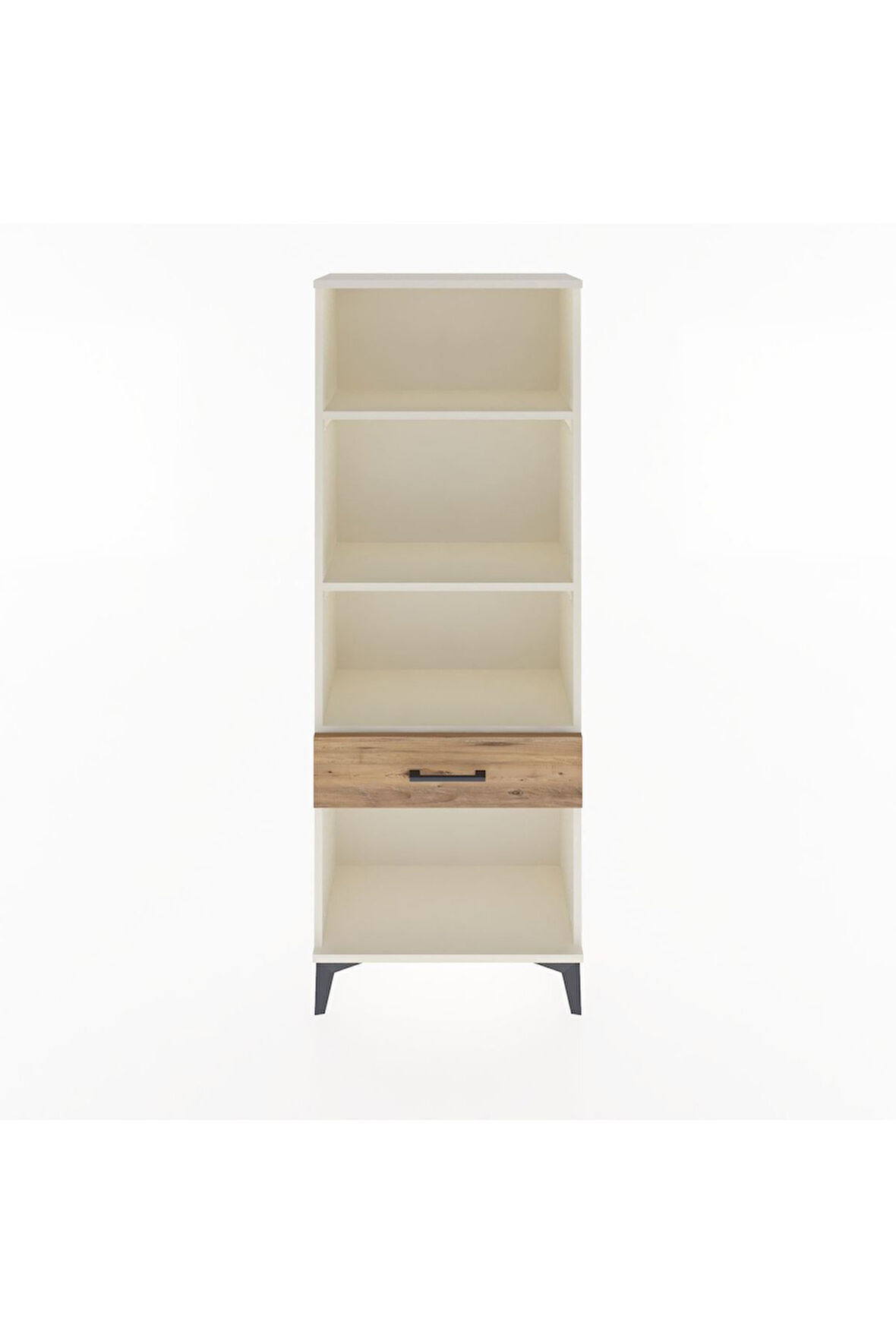 Arges Dolap 3 Raflı Tek Çekmeceli 60x30x163 Aytaşı-Çam