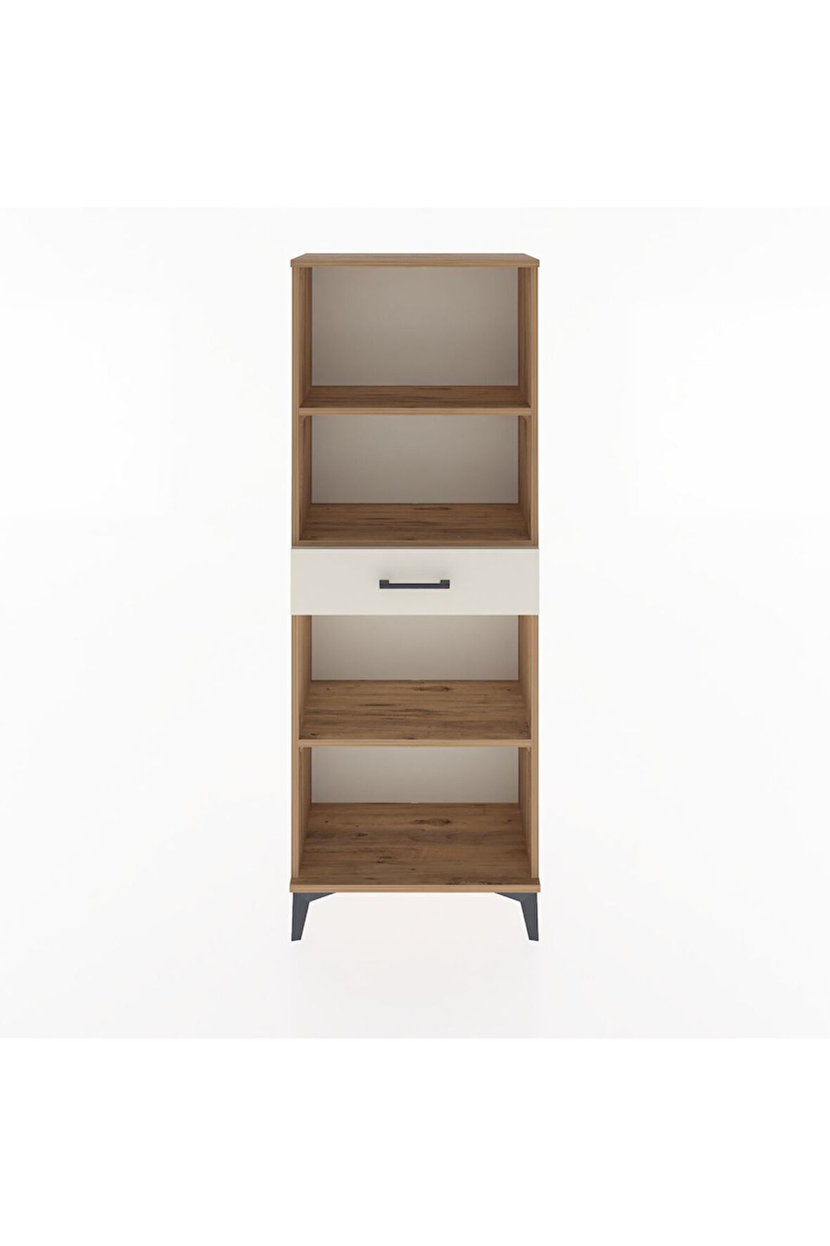 Arges Dolap 3 Raflı Tek Çekmeceli 60x30x163 Çam-Aytaşı