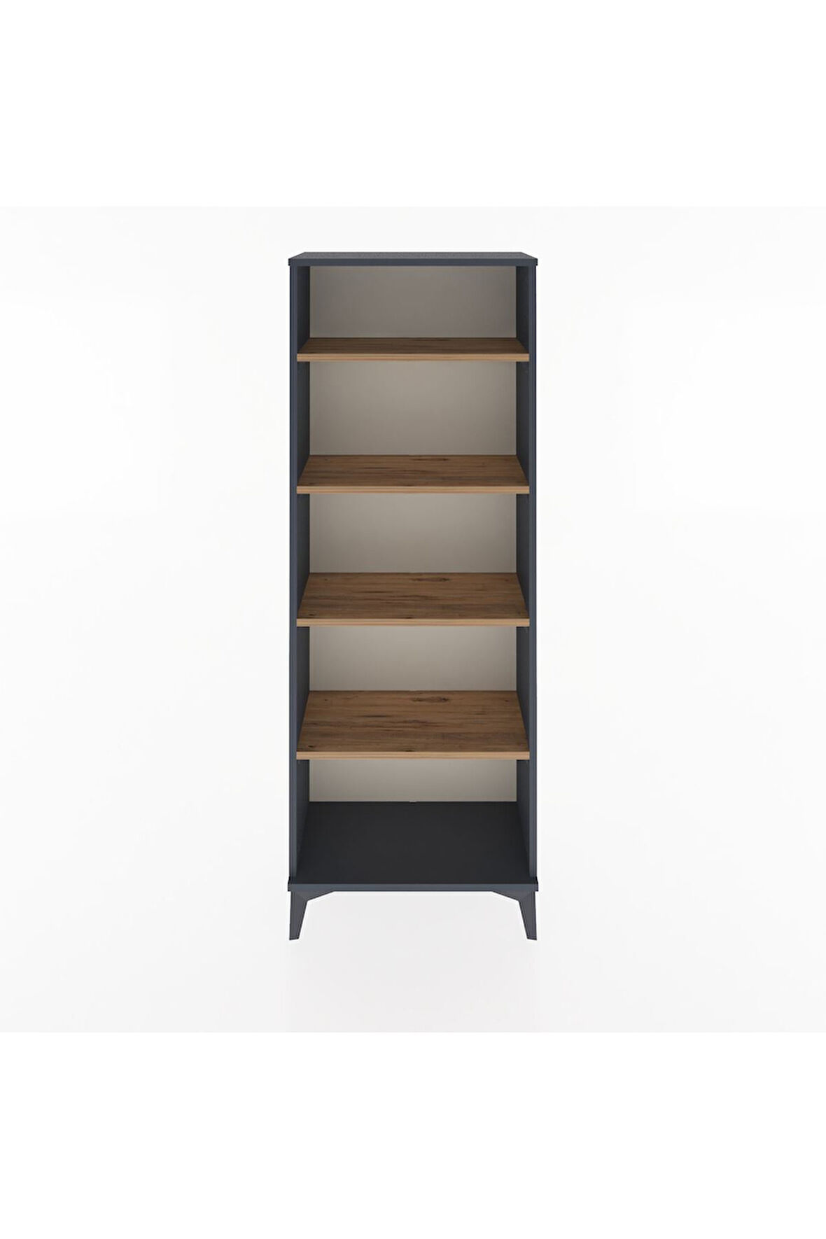 Arges Dolap 4 Raflı 60x30x163 Antrasit-Çam