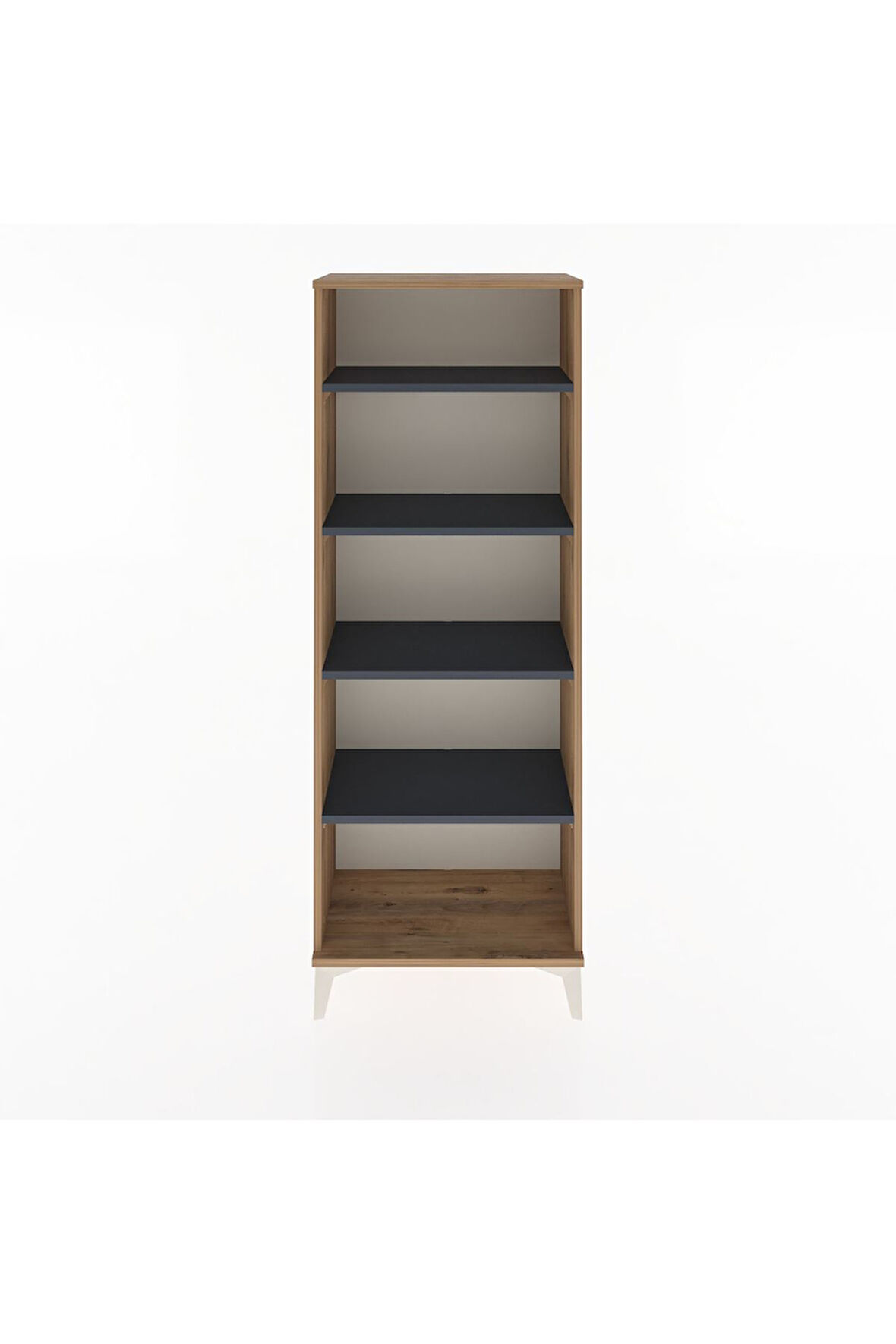 Arges Dolap 4 Raflı 60x30x163 Çam-Antrasit