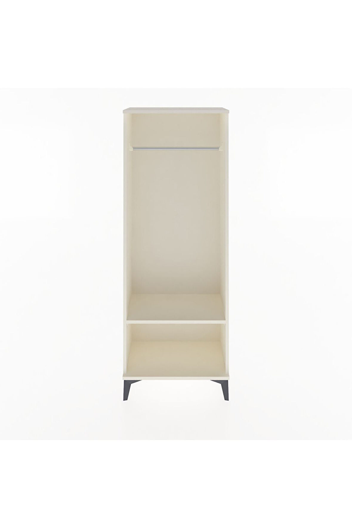 Arges Dolap Tek Raflı Kapaklı Tek Askılı 60x30x163 Aytaşı-Aytaşı
