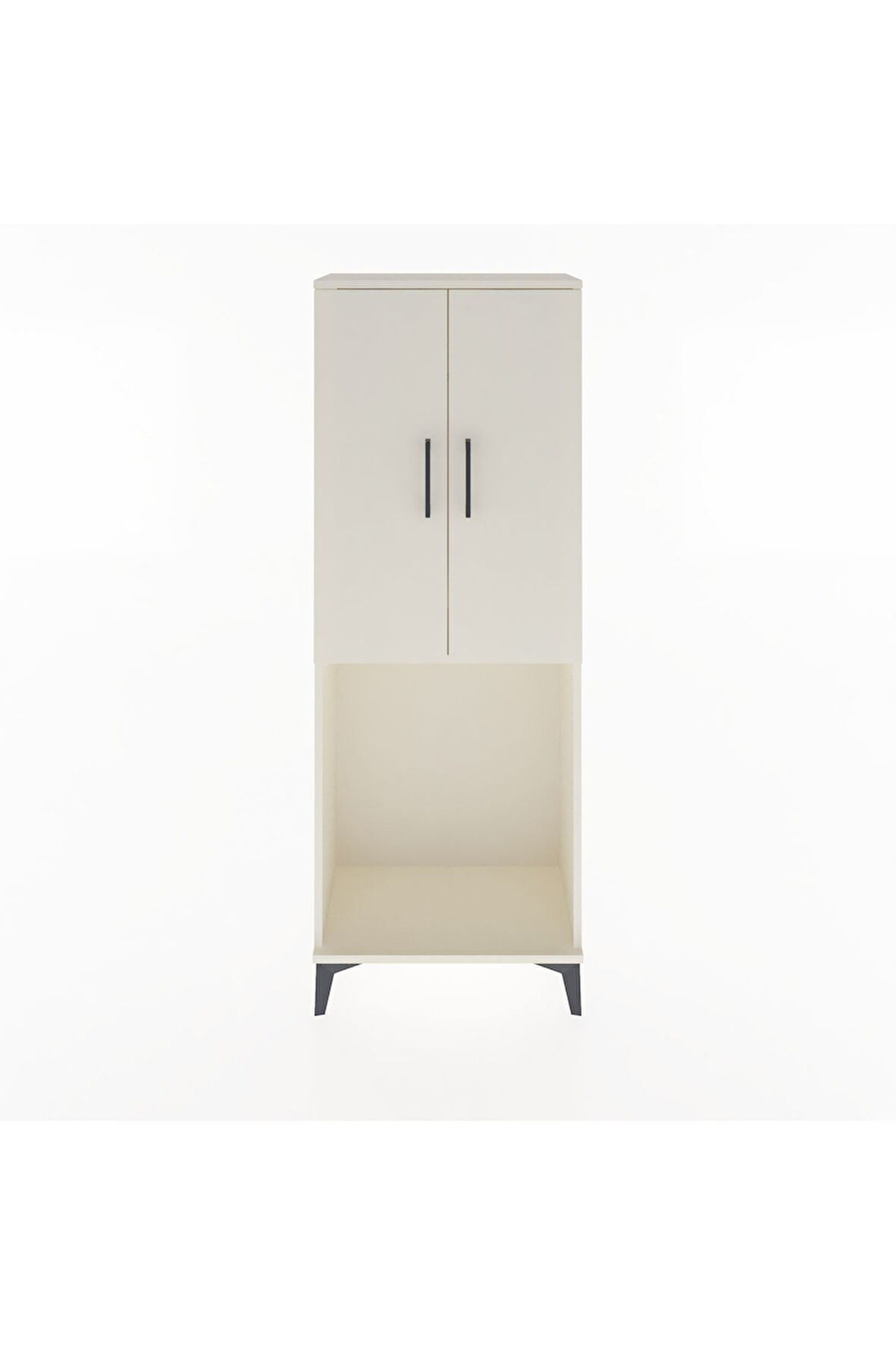 Arges Dolap Tek Raflı 2 Kapaklı Tek Askılı 60x30x163 Aytaşı-Aytaşı