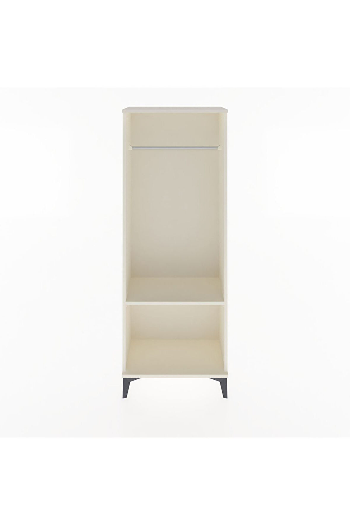 Arges Dolap Tek Raflı Kapaklı Tek Askılı 60x30x163 Aytaşı-Aytaşı