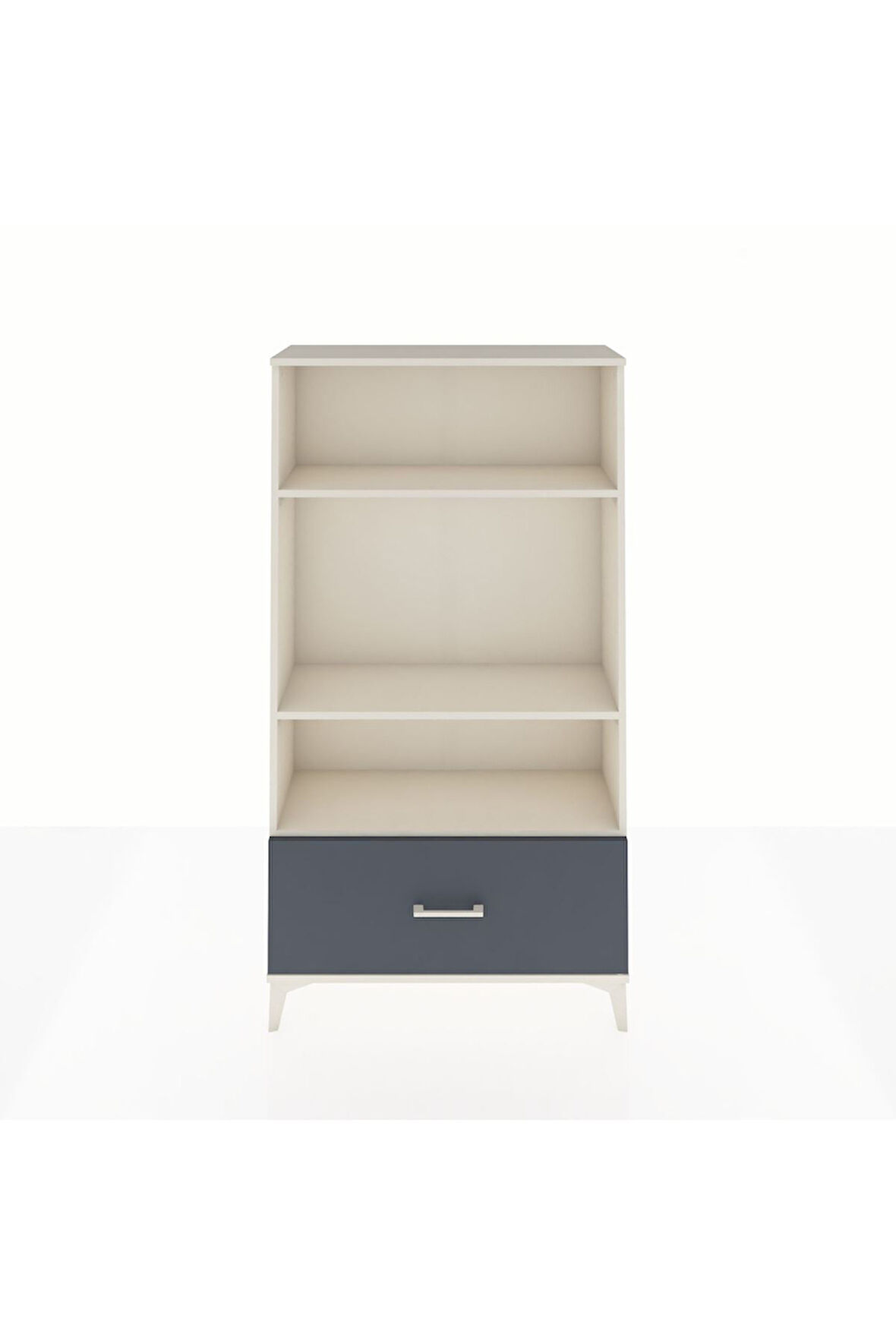 Arges Dolap 3 Raflı Tek Çekmeceli 88x30x163 Aytaşı-Antrasit