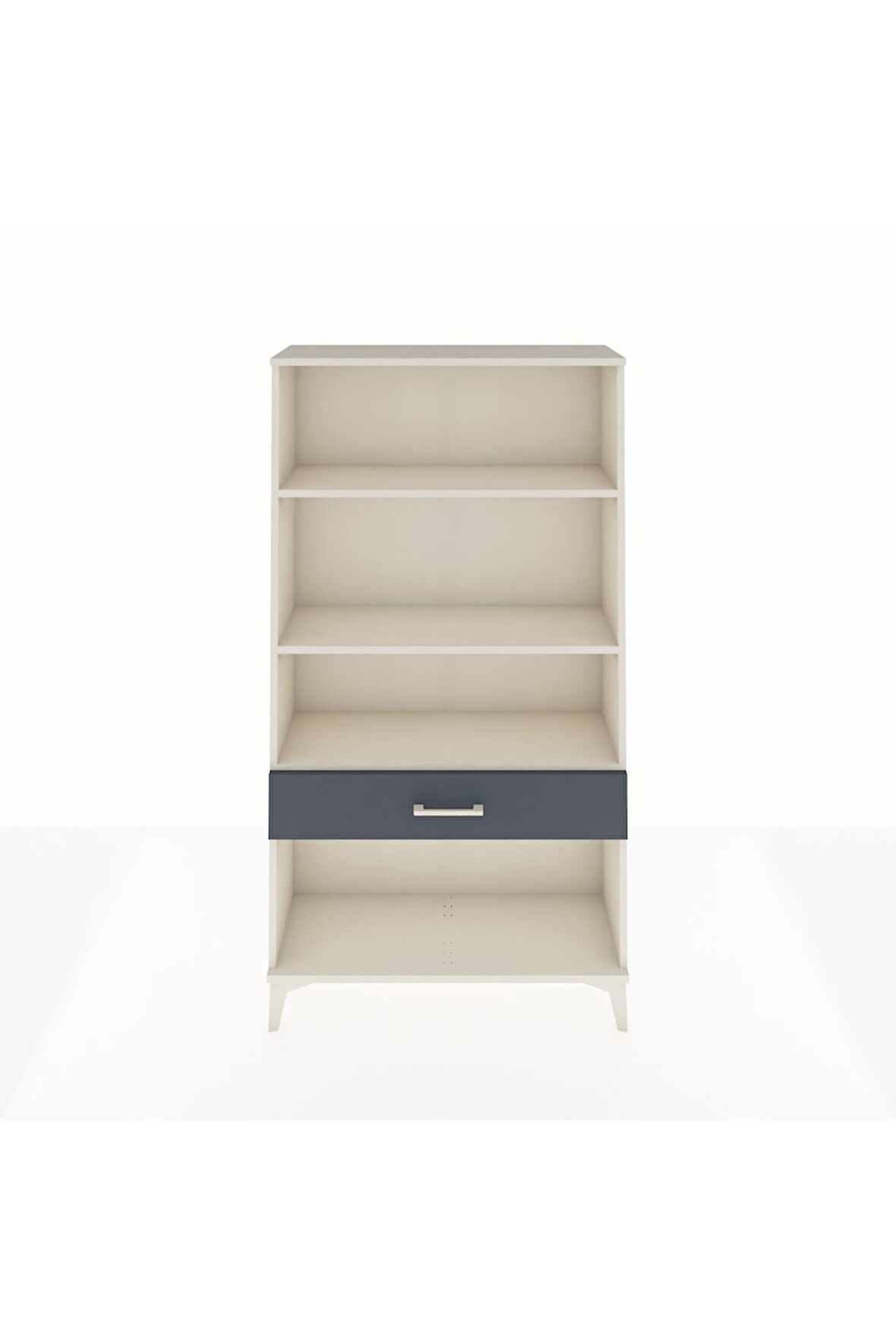 Arges Dolap 3 Raflı Tek Çekmeceli 88x30x163 Aytaşı-Antrasit