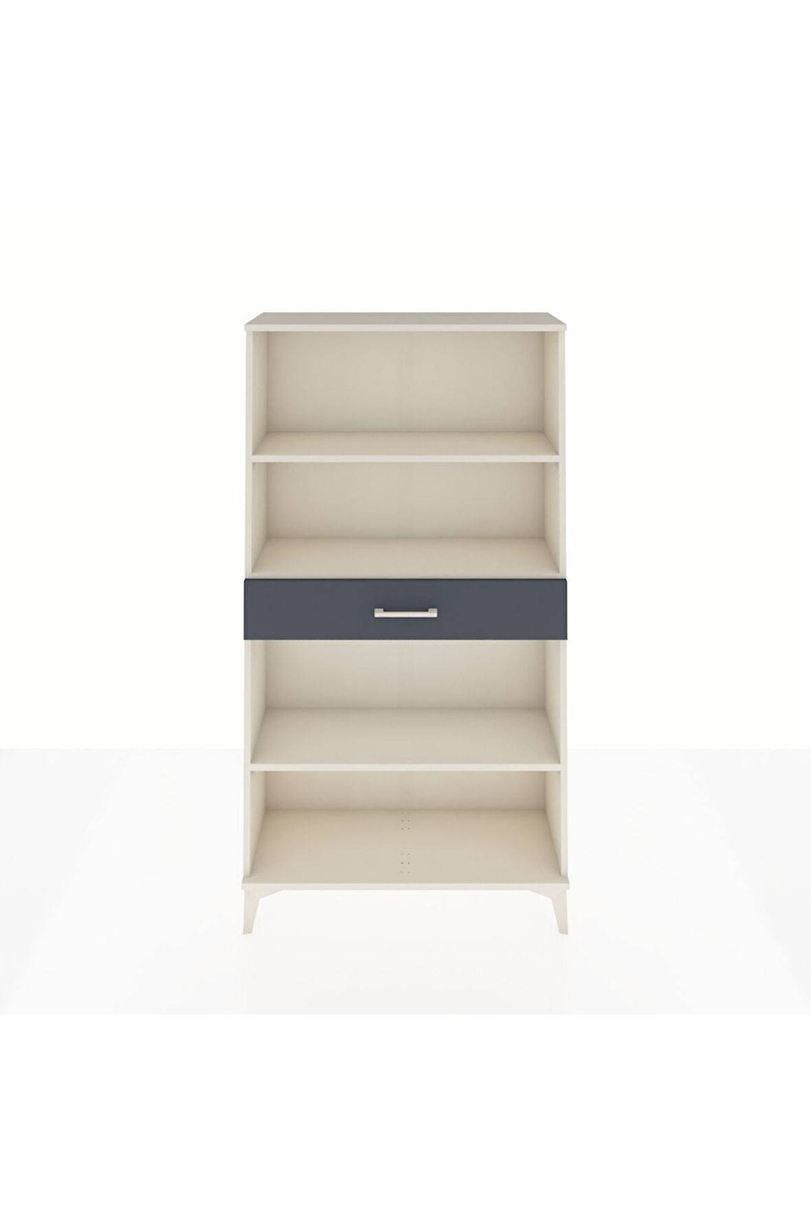 Arges Dolap 3 Raflı Tek Çekmeceli 88x30x163 Aytaşı-Antrasit