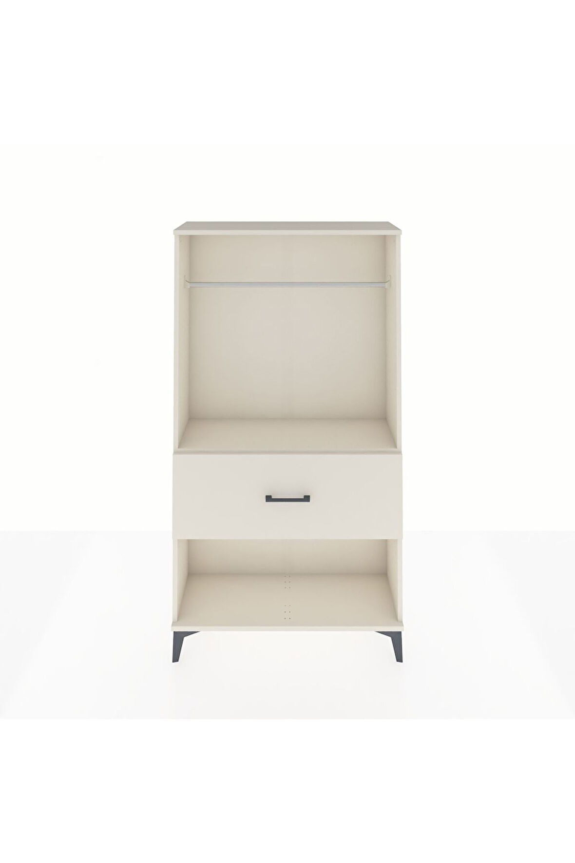 Arges Dolap Tek Raflı Tek Çekmeceli Tek Askılı 88x30x163 Aytaşı-Aytaşı