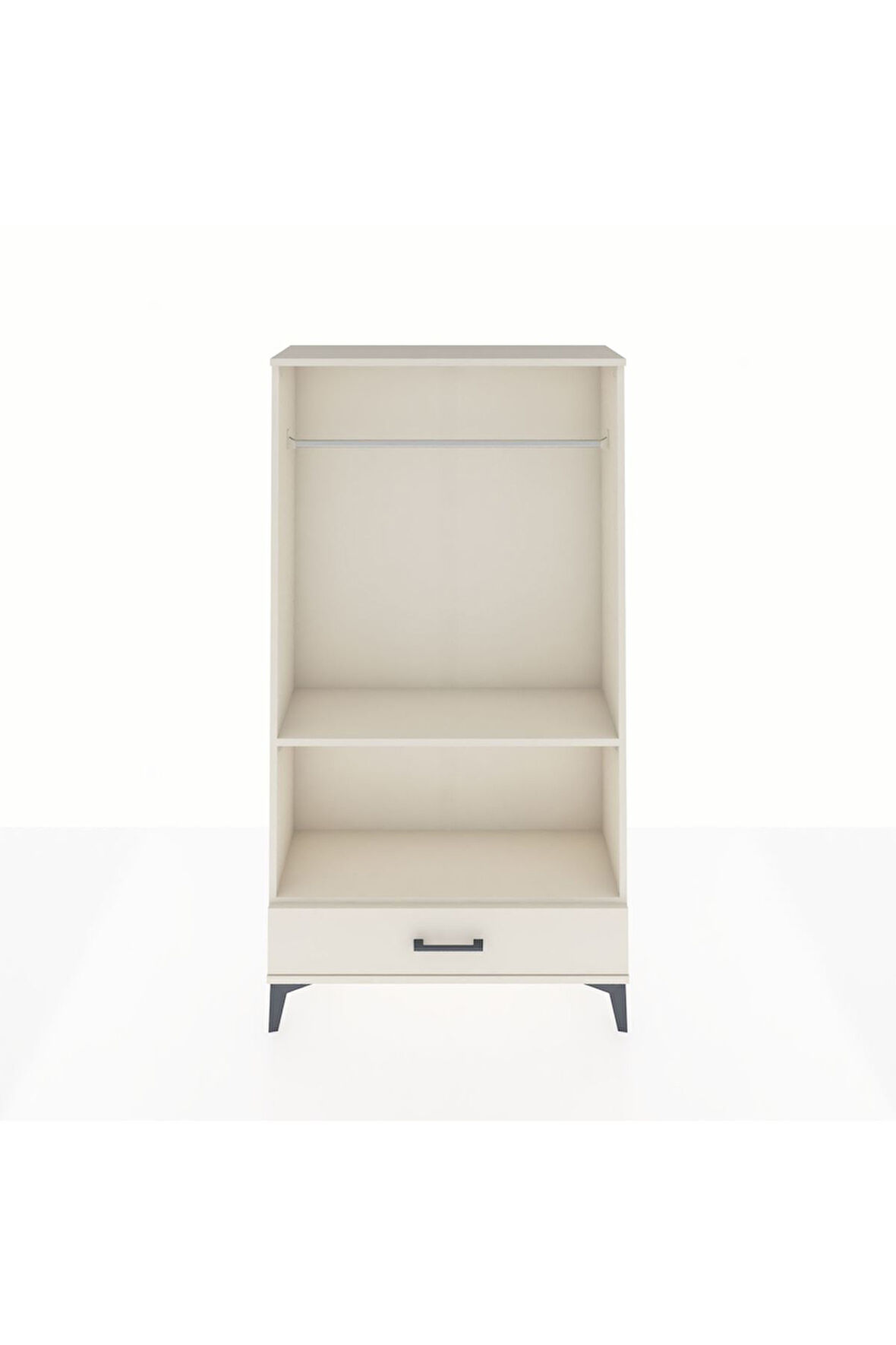 Arges Dolap 2 Raflı Tek Çekmeceli Tek Askılı 88x30x163 Aytaşı-Aytaşı