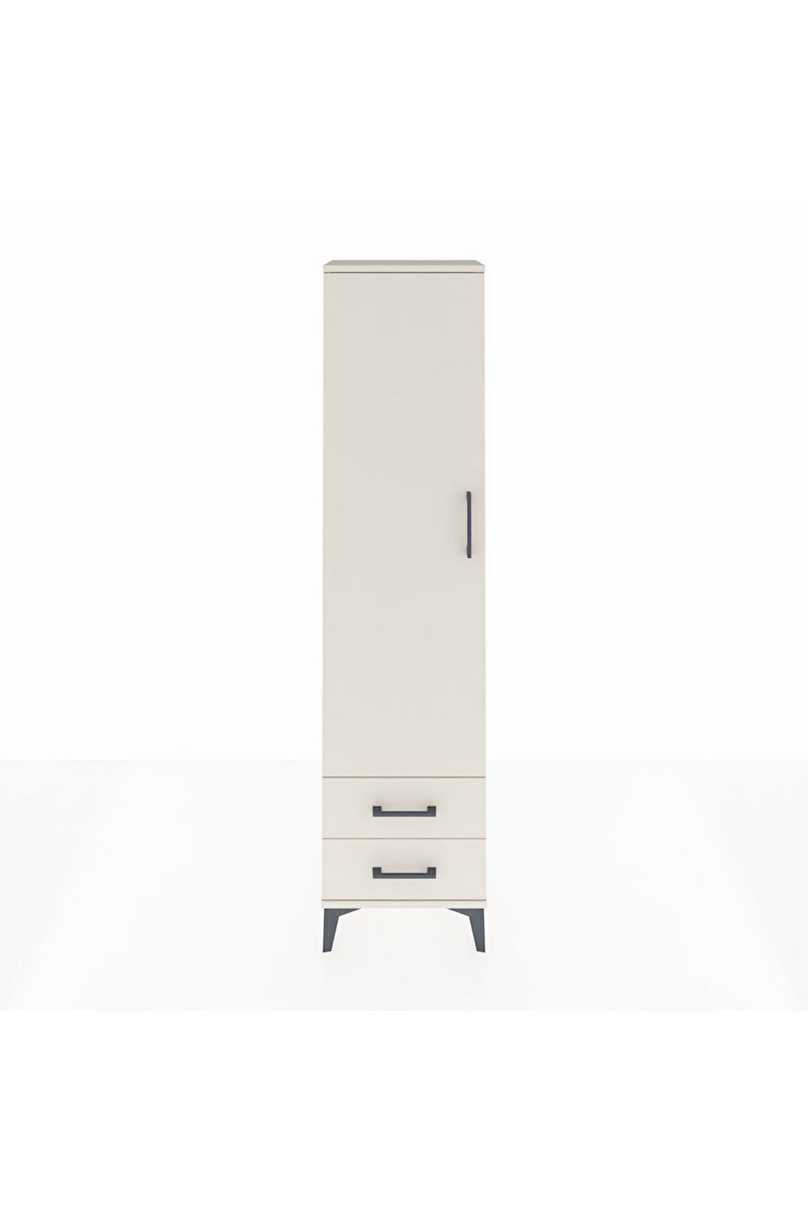 Arges Dolap Tek Raflı 2 Çekmeceli Tek Askılı 44x30x182 Aytaşı-Aytaşı