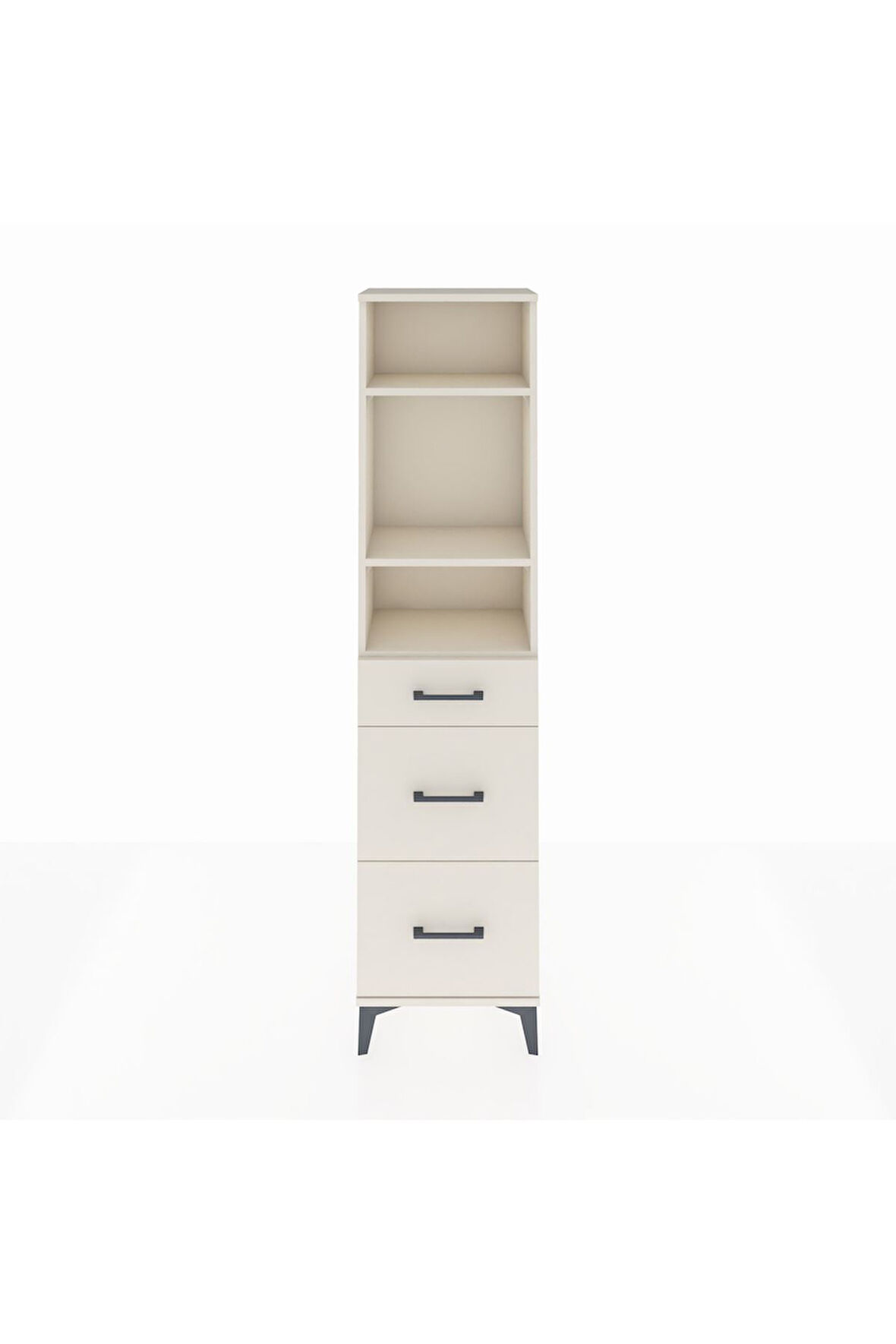 Arges Dolap 3 Raflı 3 Çekmeceli 44x30x182 Aytaşı-Aytaşı