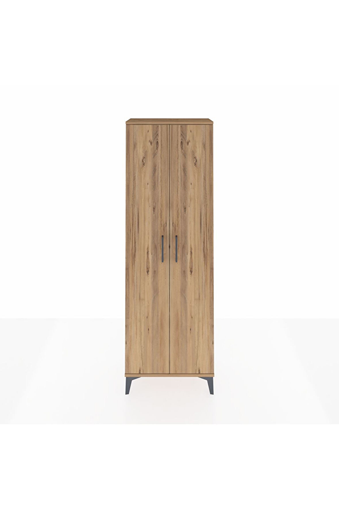 Arges Dolap 4 Raflı 2 Kapaklı 60x30x182 Çam-Çam