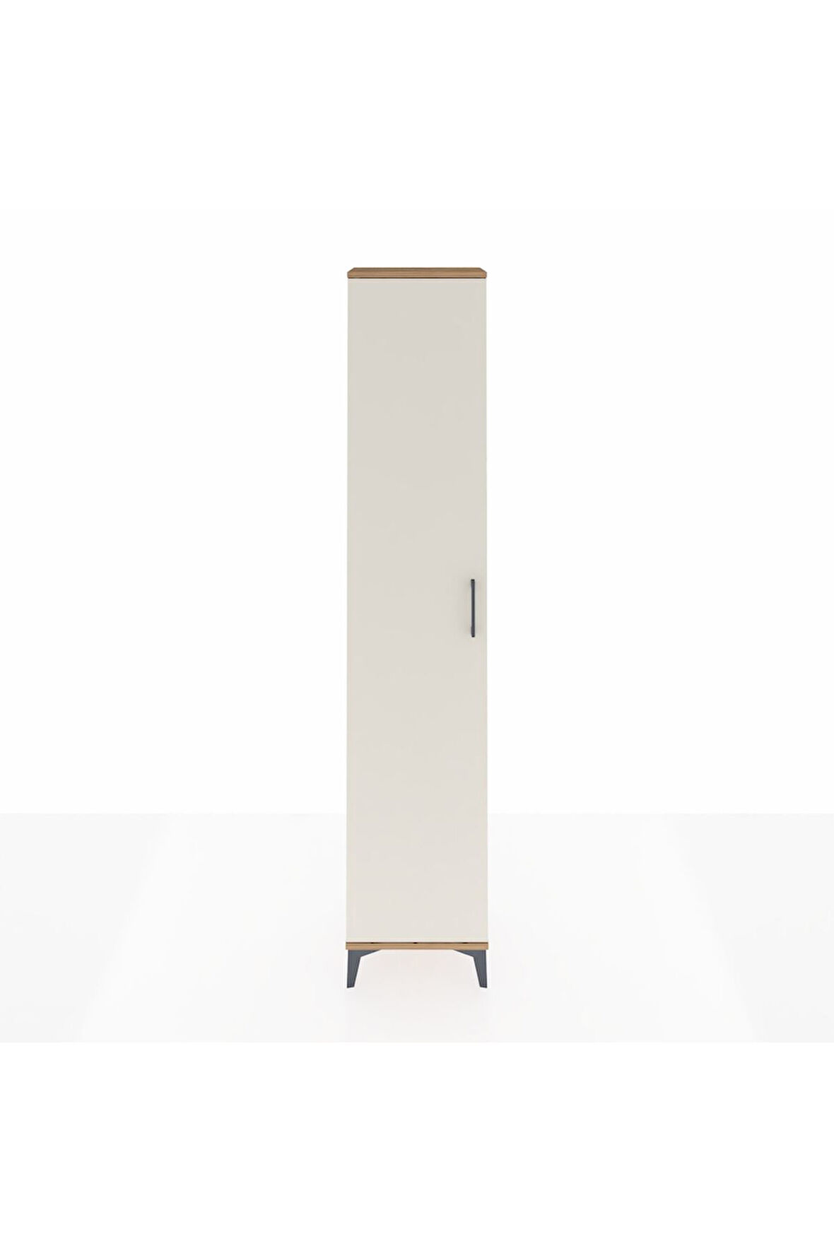 Arges Dolap 2 Raflı Tek Kapaklı Tek Askılı 44x30x221 Çam-Aytaşı