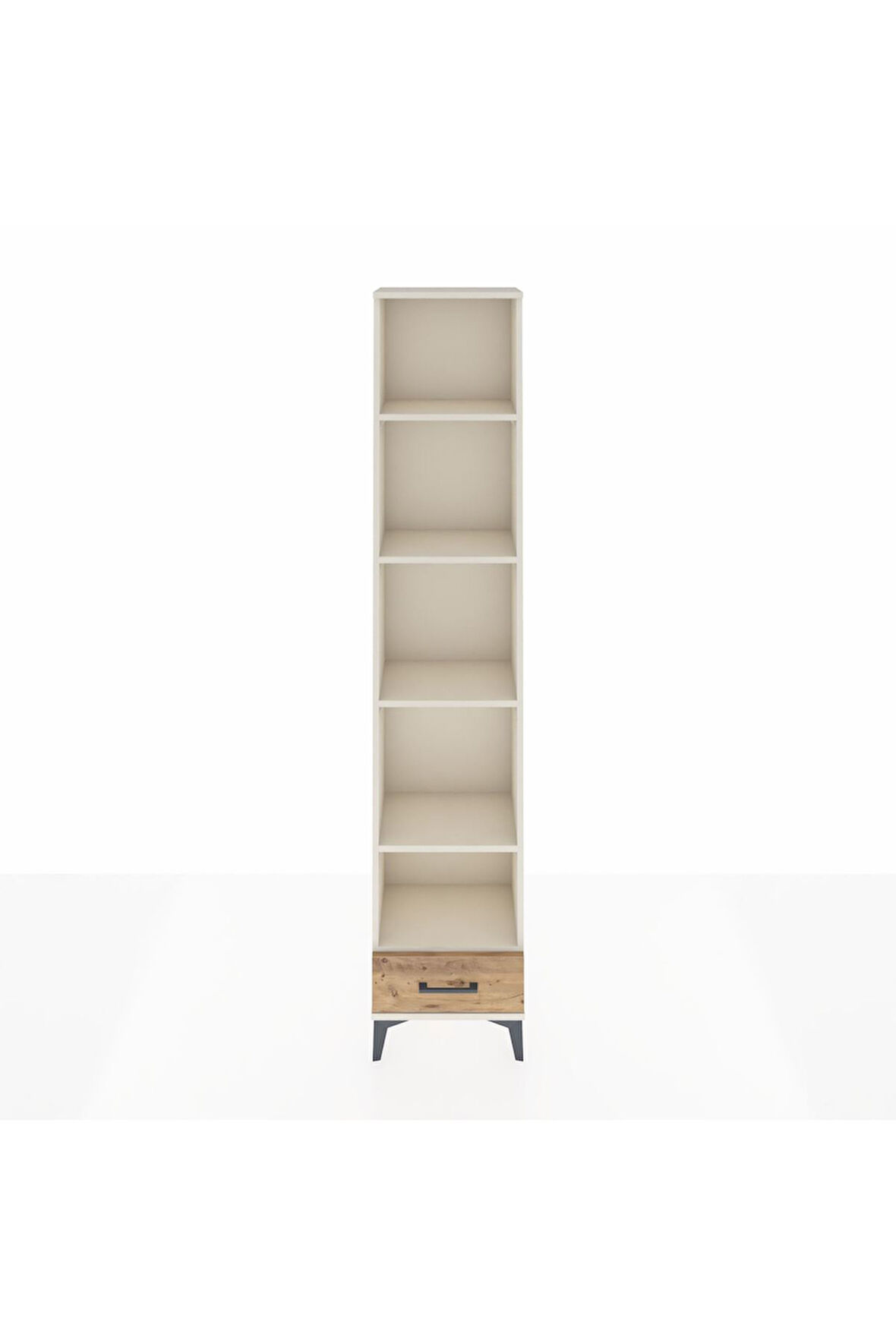 Arges Dolap 5 Raflı Tek Çekmeceli 44x30x221 Aytaşı-Çam