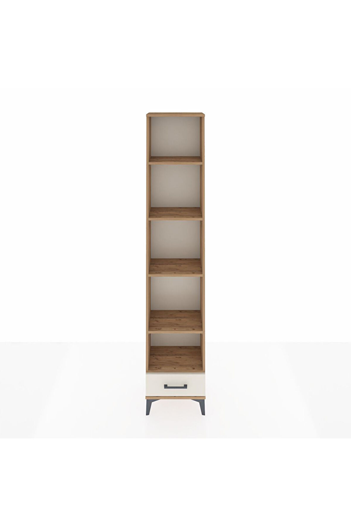 Arges Dolap 5 Raflı Tek Çekmeceli 44x30x221 Çam-Aytaşı