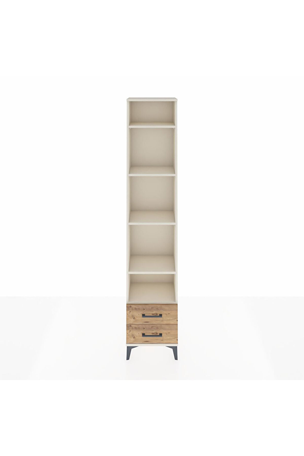 Arges Dolap 5 Raflı 2 Çekmeceli 44x30x221 Aytaşı-Çam