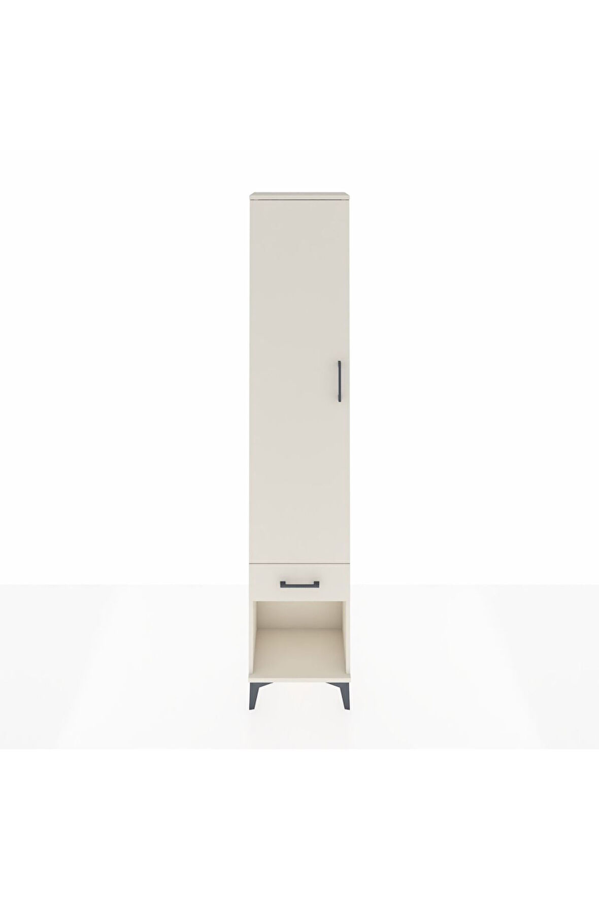 Arges Dolap 2 Raflı Tek Çekmeceli Tek Askılı 44x30x221 Aytaşı-Aytaşı