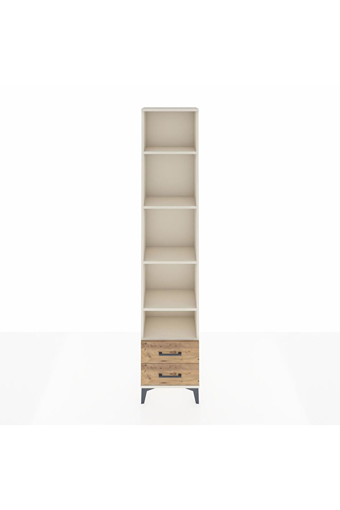 Arges Dolap 5 Raflı 2 Çekmeceli 44x30x221 Aytaşı-Çam