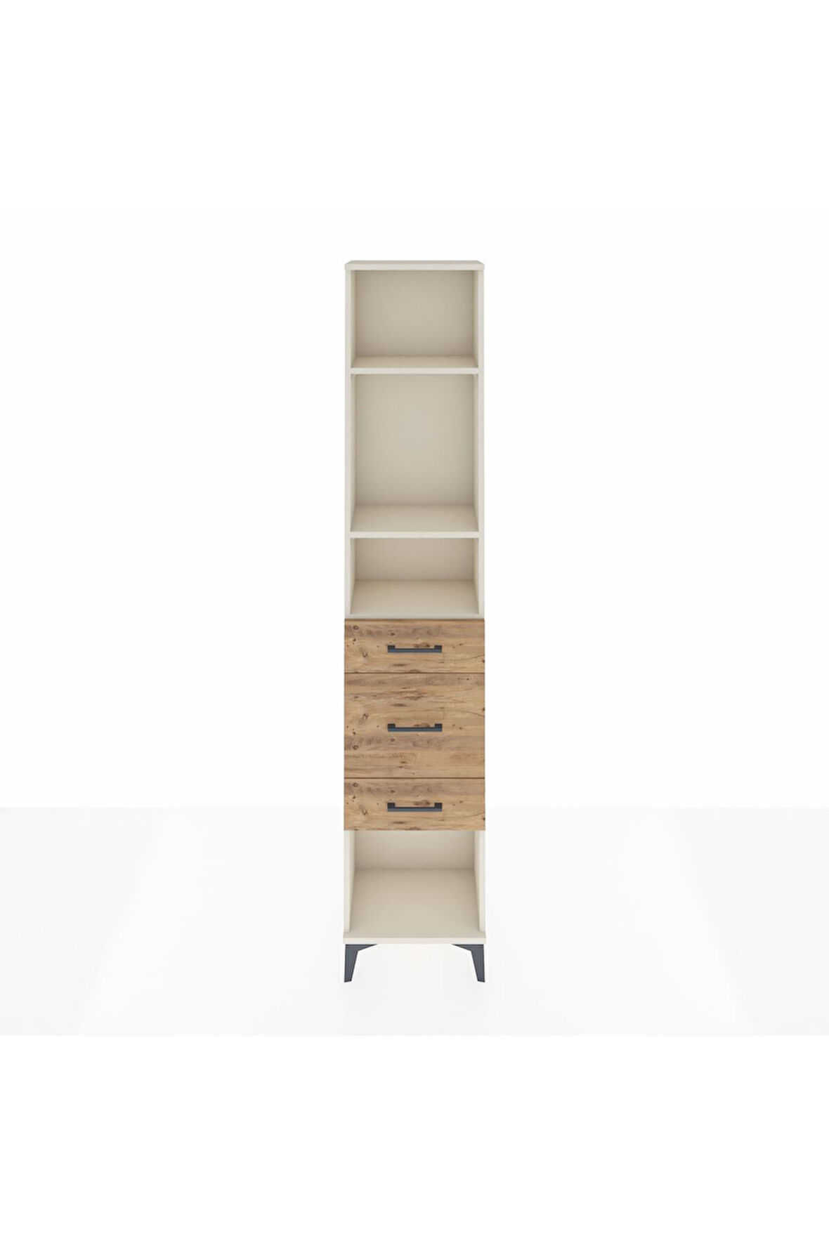 Arges Dolap 3 Raflı 3 Çekmeceli 44x30x221 Aytaşı-Çam