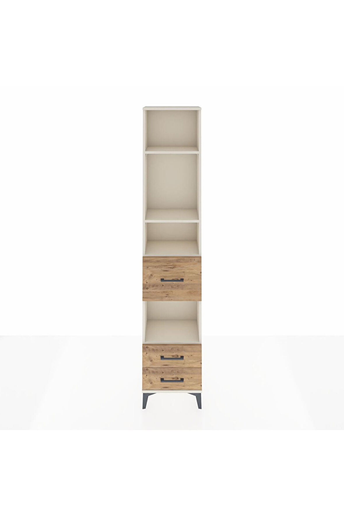 Arges Dolap 4 Raflı 3 Çekmeceli 44x30x221 Aytaşı-Çam