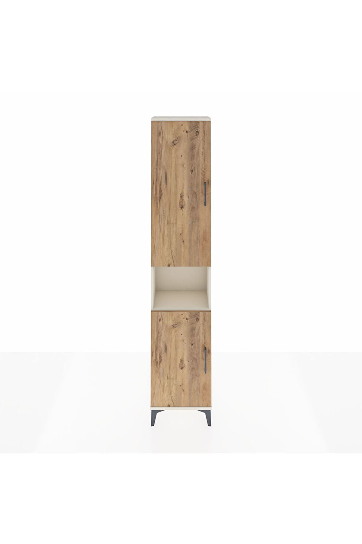 Arges Dolap 4 Raflı 2 Kapaklı Tek Askılı 44x30x221 Aytaşı-Çam