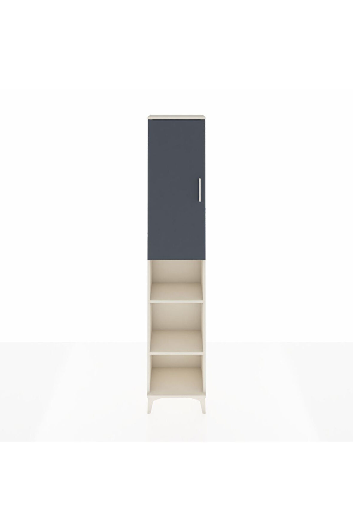 Arges Dolap 5 Raflı Tek Kapaklı 44x30x221 Aytaşı-Antrasit