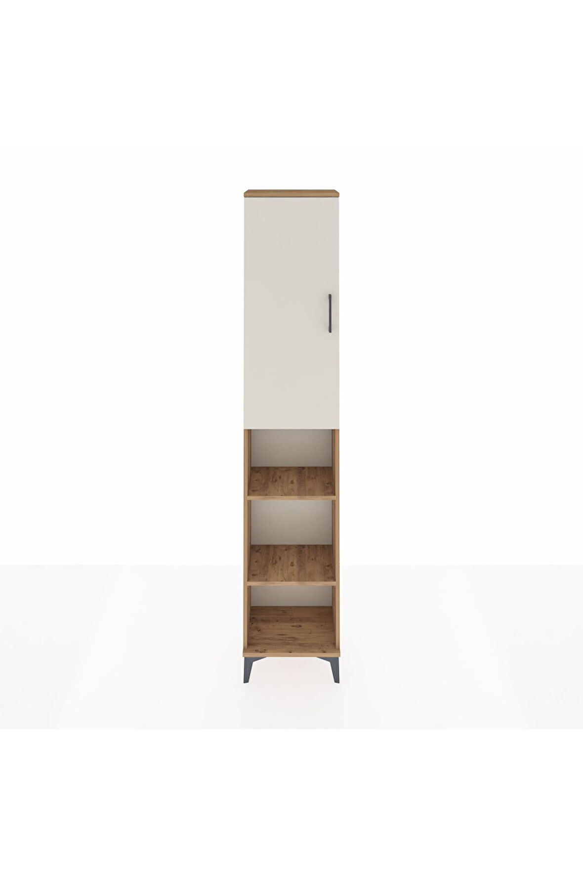 Arges Dolap 5 Raflı Tek Kapaklı 44x30x221 Çam-Aytaşı