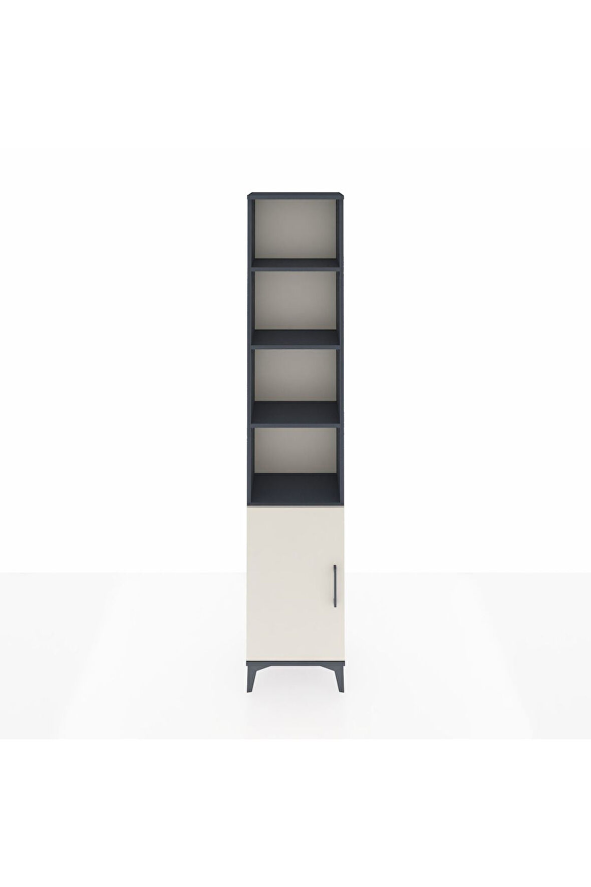 Arges Dolap 5 Raflı Tek Kapaklı 44x30x221 Antrasit-Aytaşı