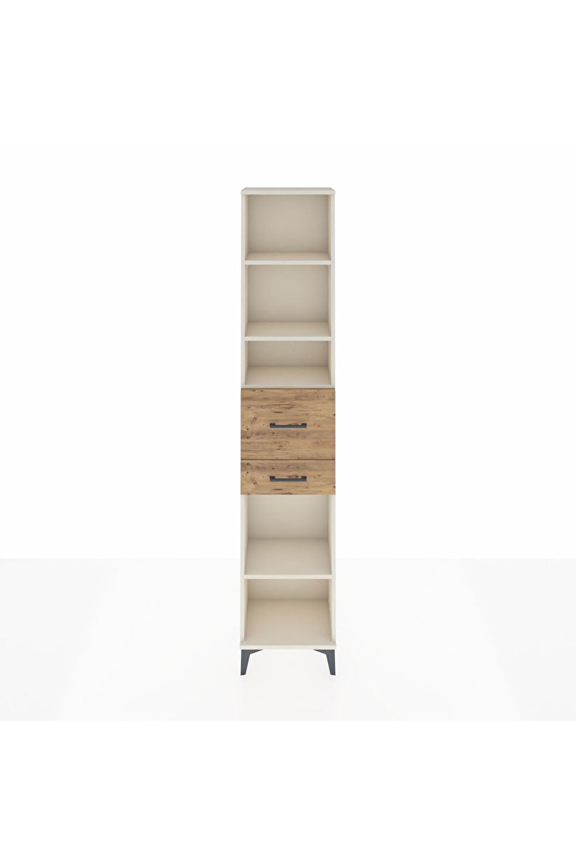 Arges Dolap 4 Raflı 2 Çekmeceli 44x30x221 Aytaşı-Çam