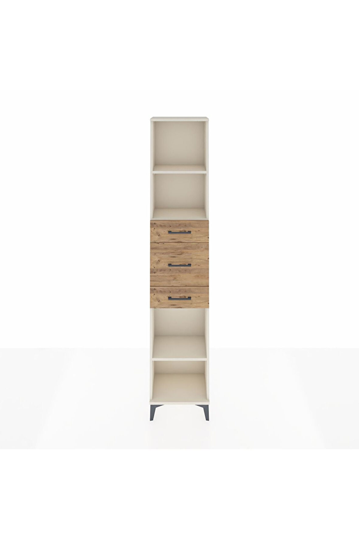 Arges Dolap 3 Raflı 3 Çekmeceli 44x30x221 Aytaşı-Çam