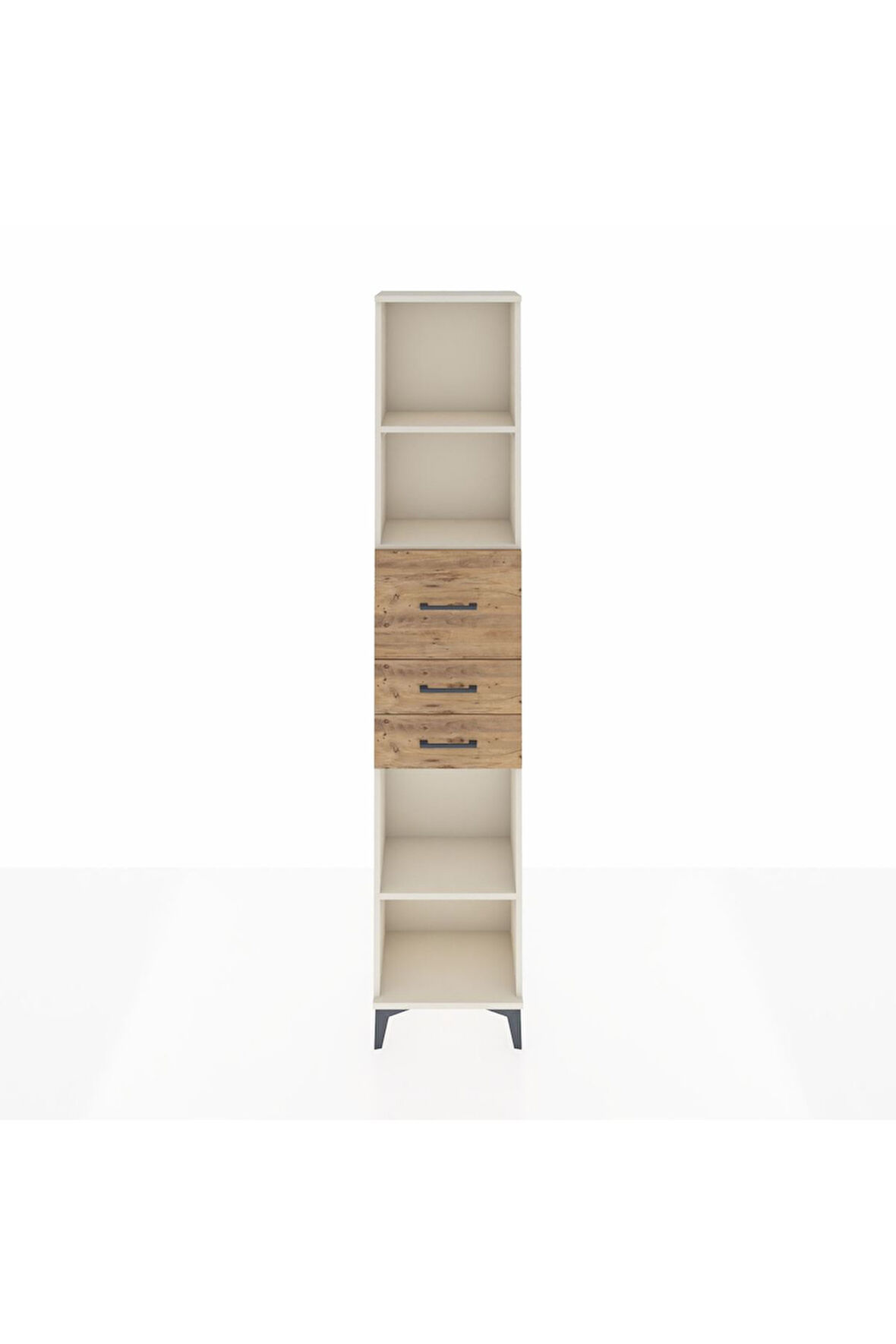 Arges Dolap 3 Raflı 3 Çekmeceli 44x30x221 Aytaşı-Çam