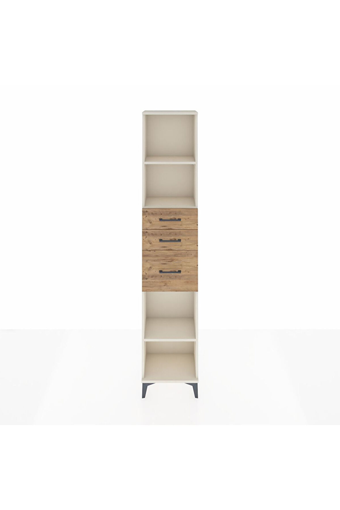 Arges Dolap 3 Raflı 3 Çekmeceli 44x30x221 Aytaşı-Çam