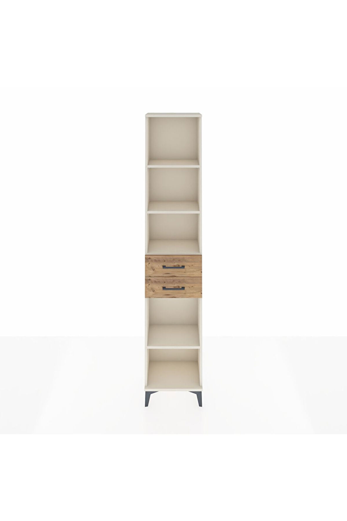 Arges Dolap 4 Raflı 3 Çekmeceli 44x30x221 Aytaşı-Çam