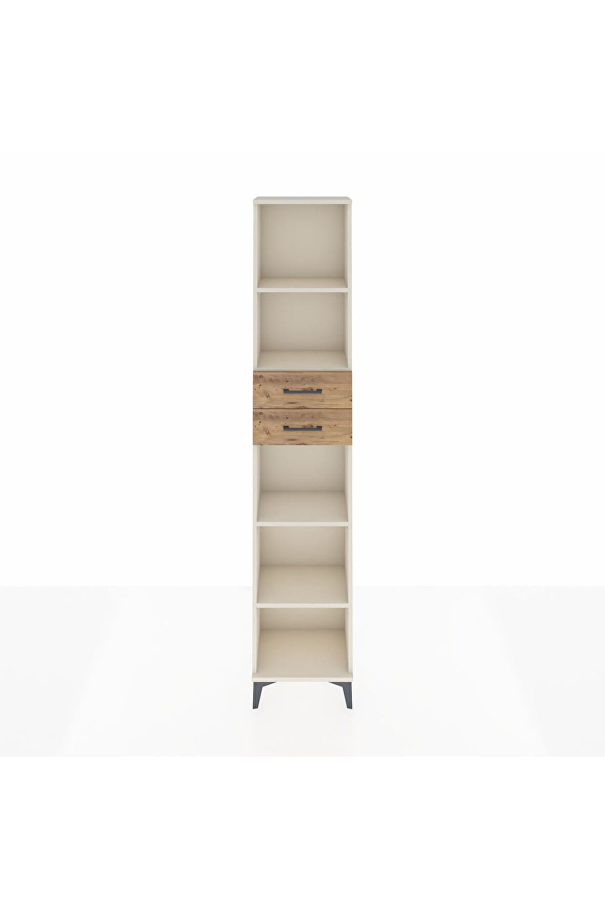 Arges Dolap 4 Raflı 2 Çekmeceli 44x30x221 Aytaşı-Çam