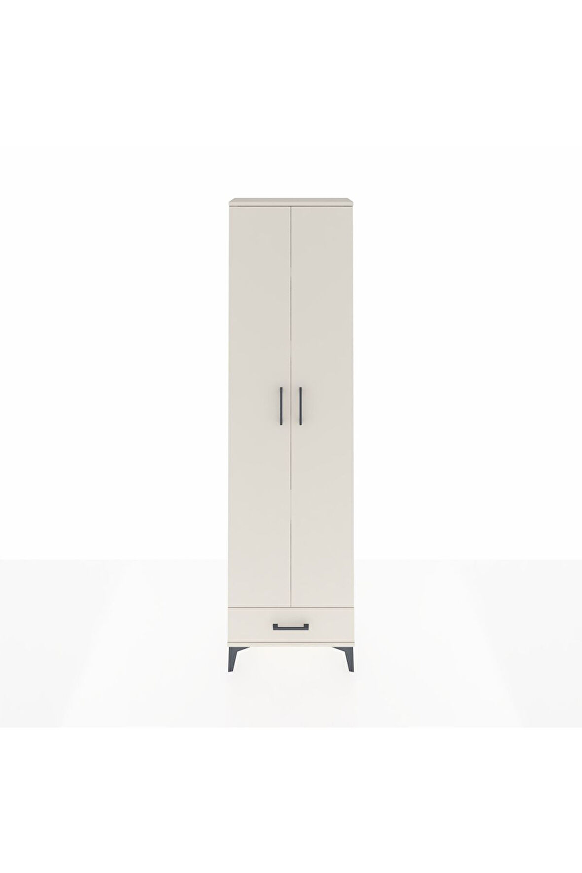 Arges Dolap 5 Raflı Tek Çekmeceli 2 Kapaklı 60x30x221 Aytaşı-Aytaşı