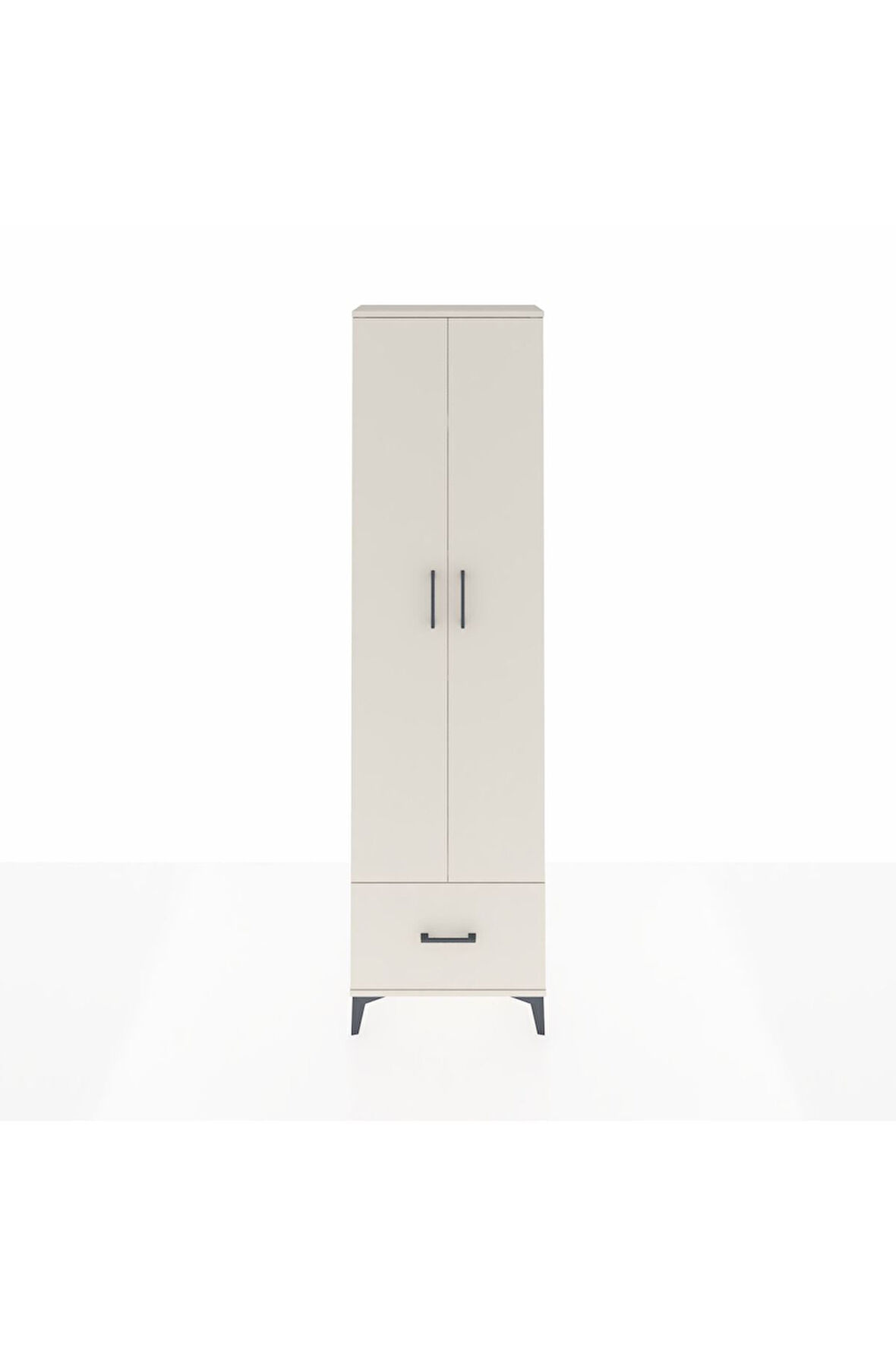 Arges Dolap 5 Raflı Tek Çekmeceli 2 Kapaklı 60x30x221 Aytaşı-Aytaşı