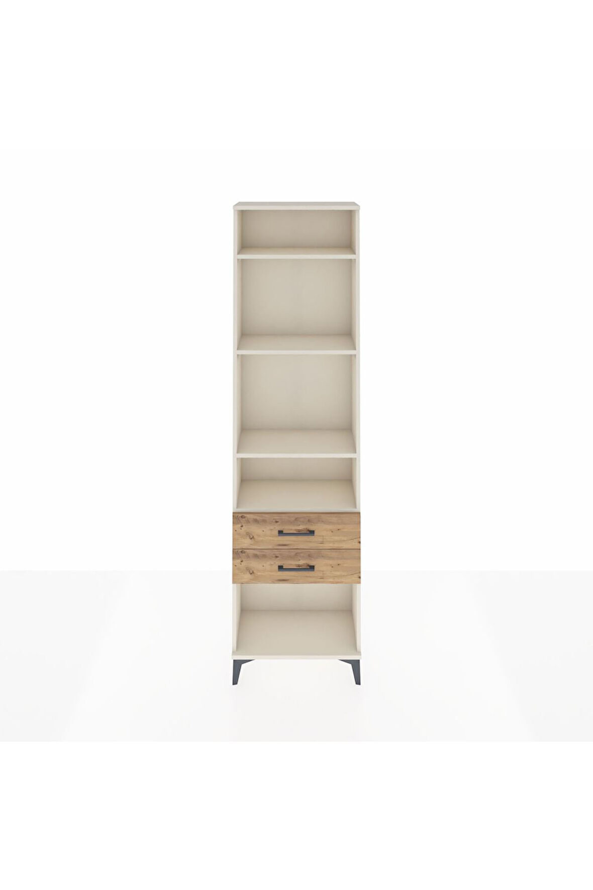 Arges Dolap 4 Raflı 2 Çekmeceli 60x30x221 Aytaşı-Çam